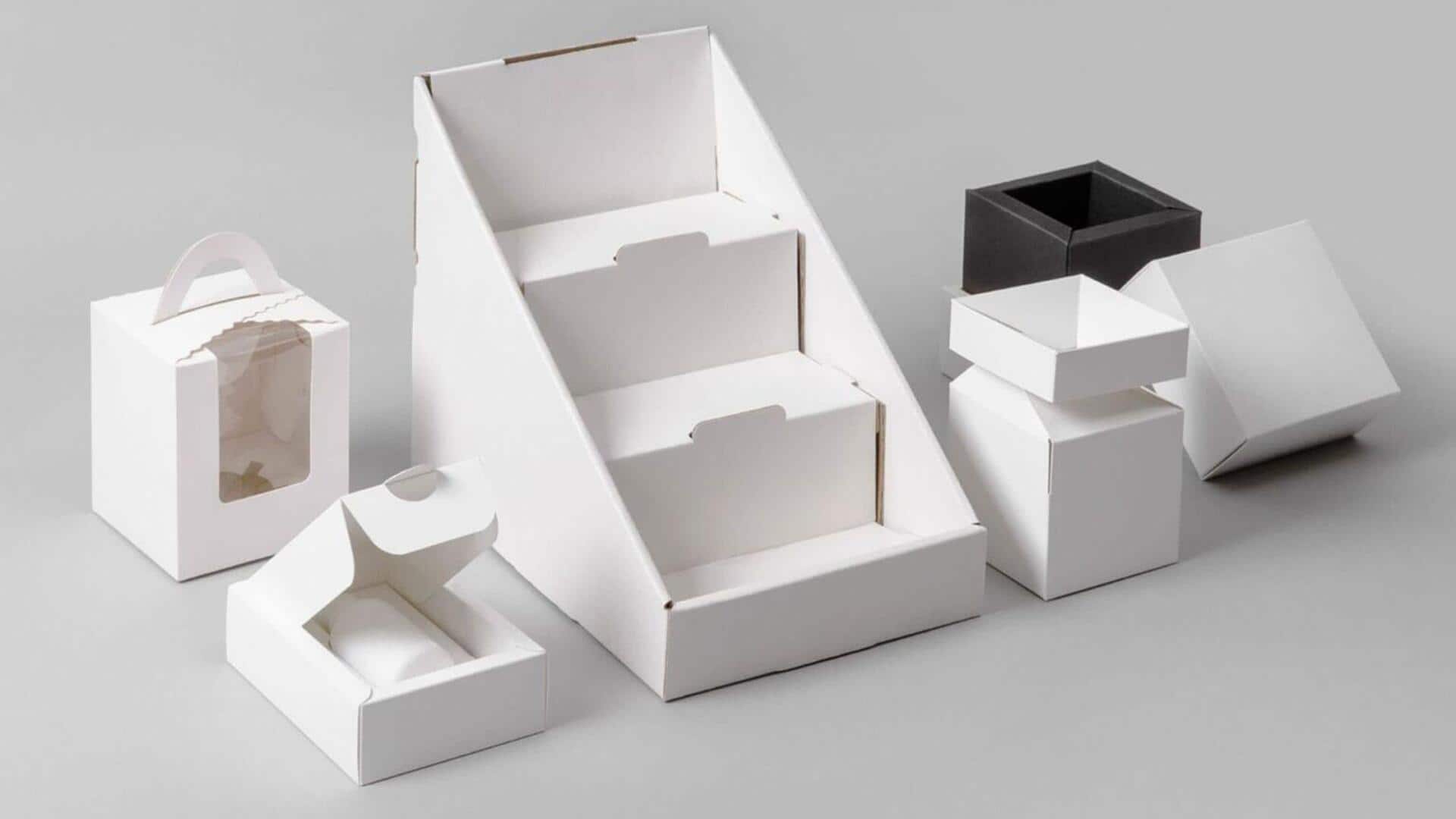 รีไซเคิลกล่องกระดาษให้กลายเป็นที่เก็บของสุดเก๋ 