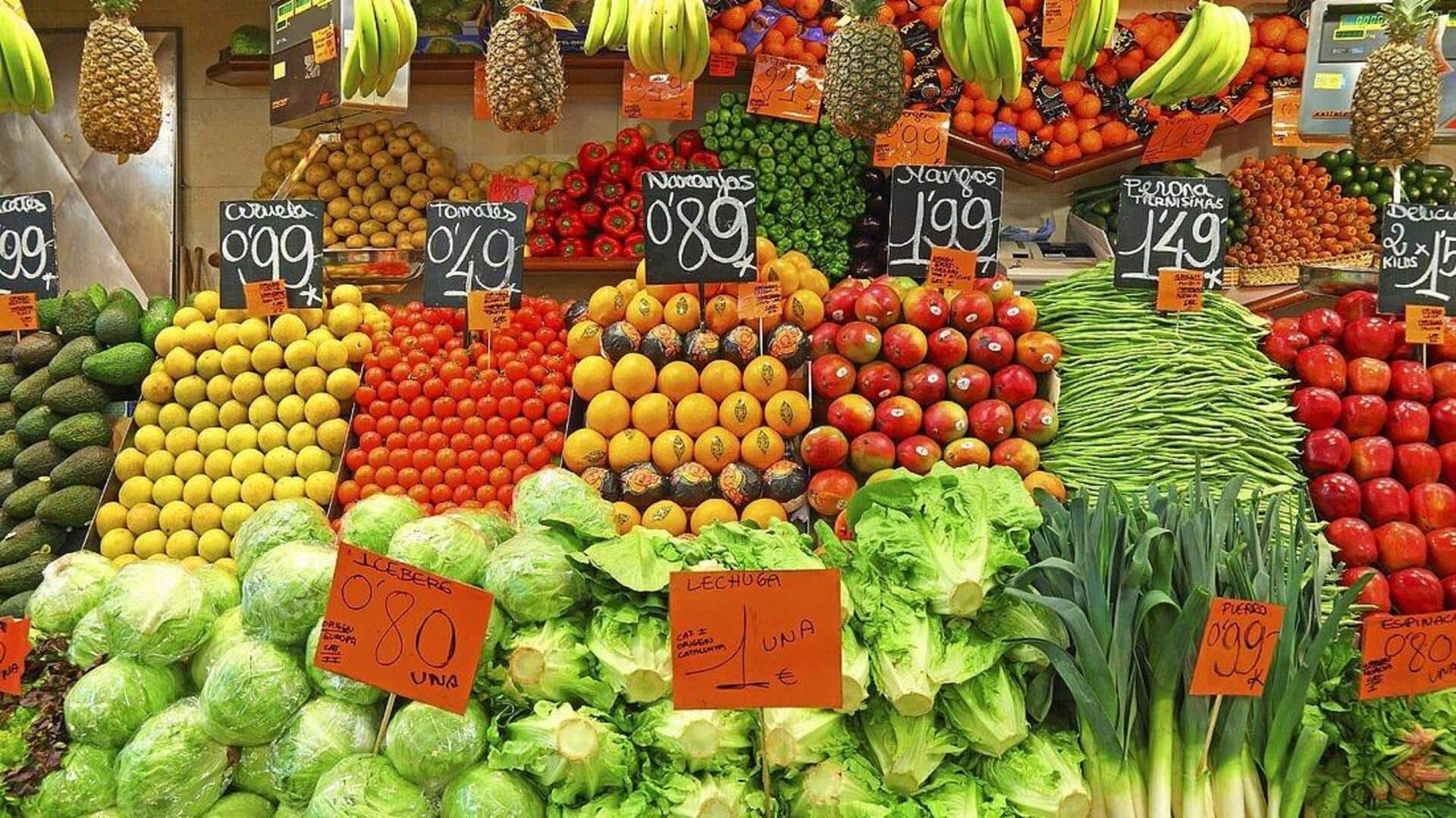ตลาดผักมังสวิรัติยอดนิยมในบาร์เซโลนา