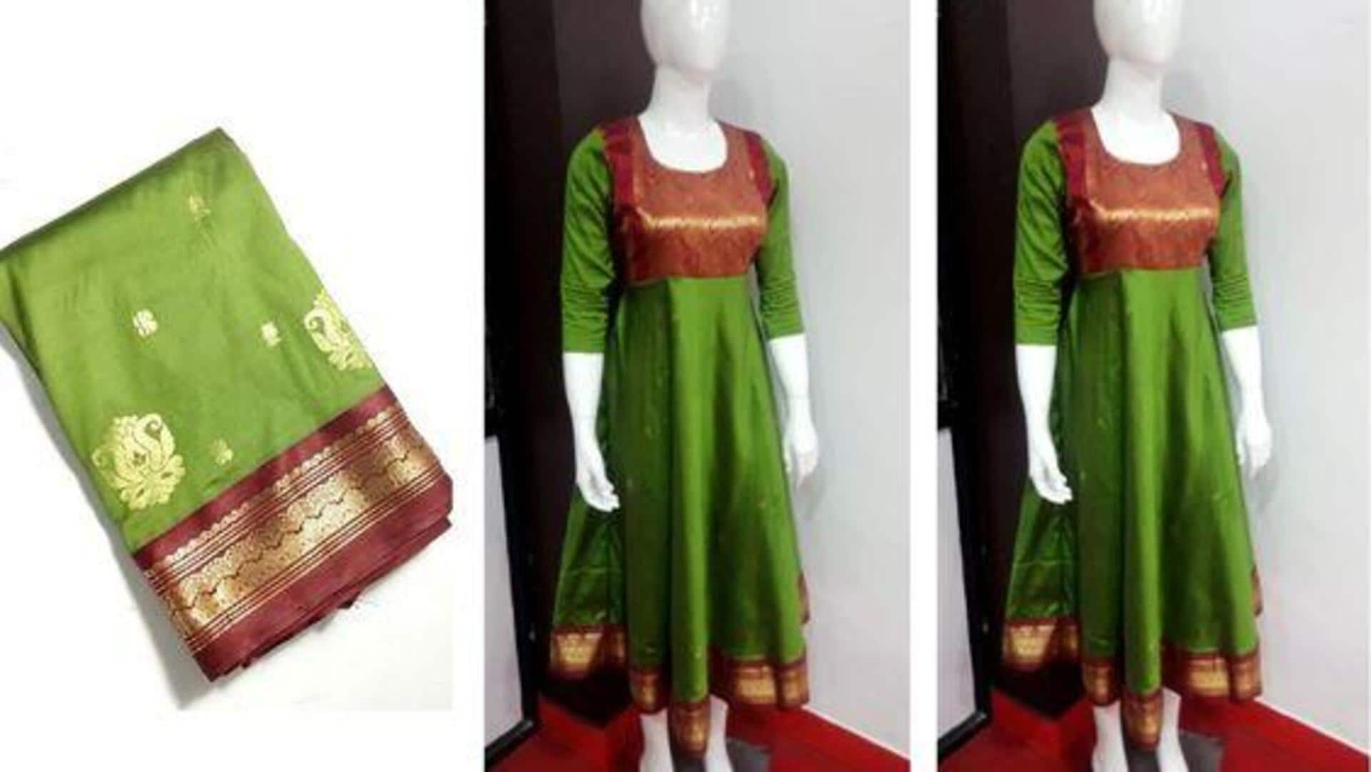 เปลี่ยนผ้าซารีเก่าเป็นของแต่งบ้านสุดเก๋