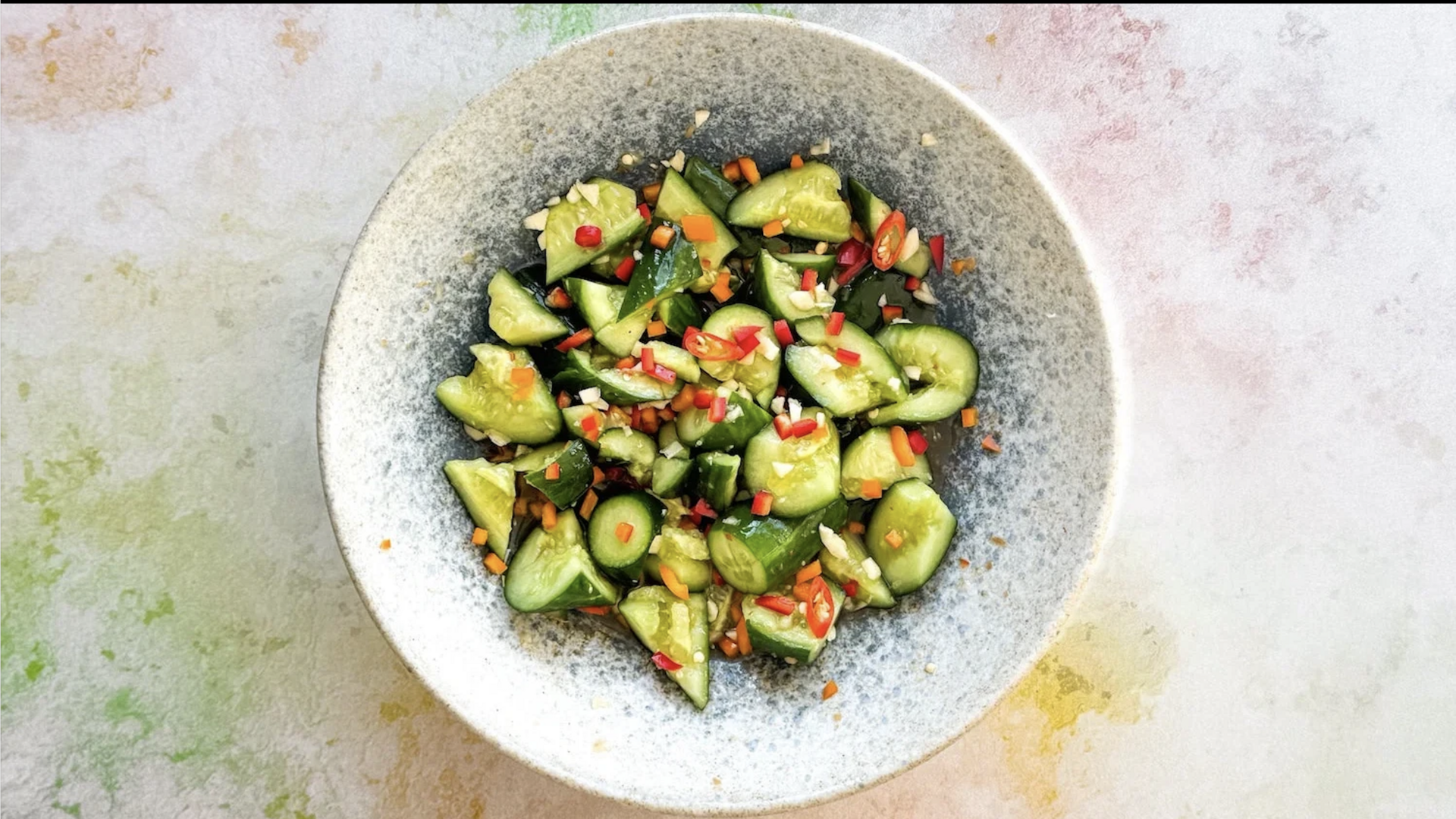 สลัดแตงกวาแซ่บตะไคร้ เมนูสุขภาพรสจัดจ้าน