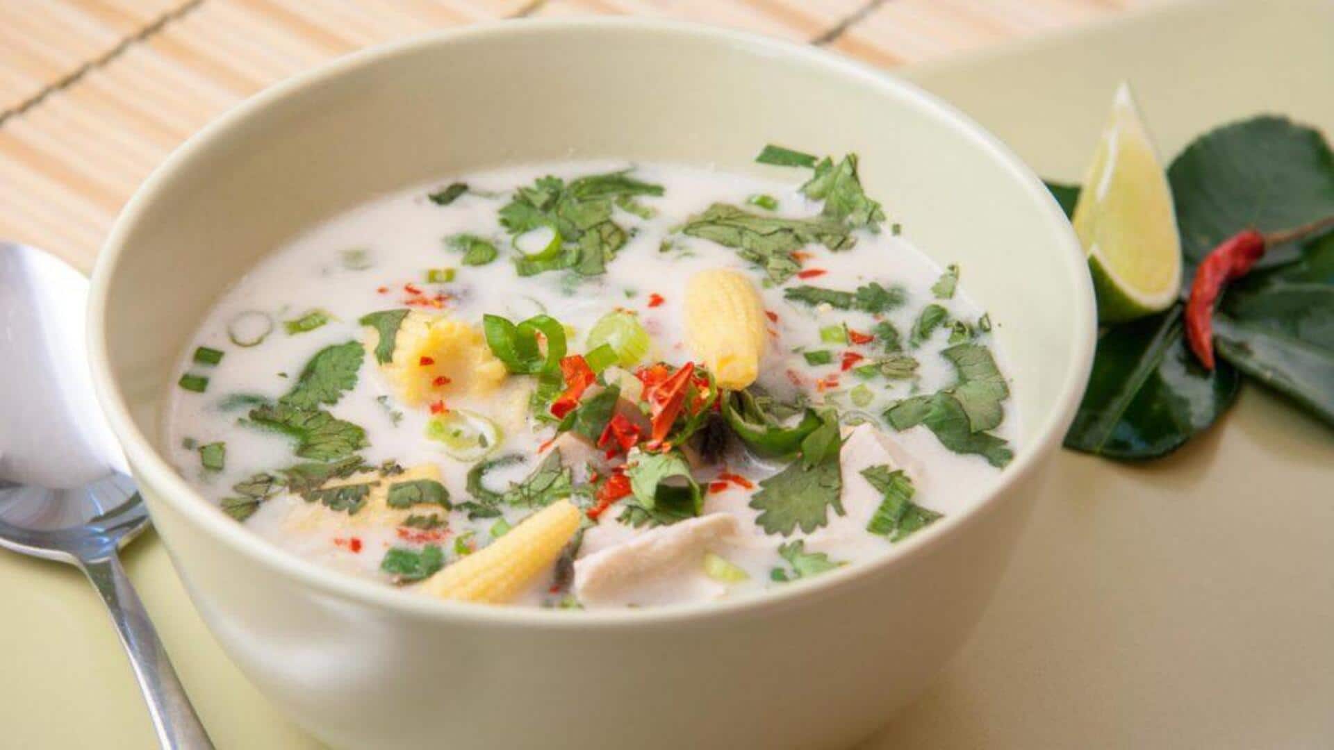 ซุปข่าแบบครีมมี่โดยไม่ใช้กะทิ ซุปข่าแบบครีมมี่โดยไม่ใช้กะทิ