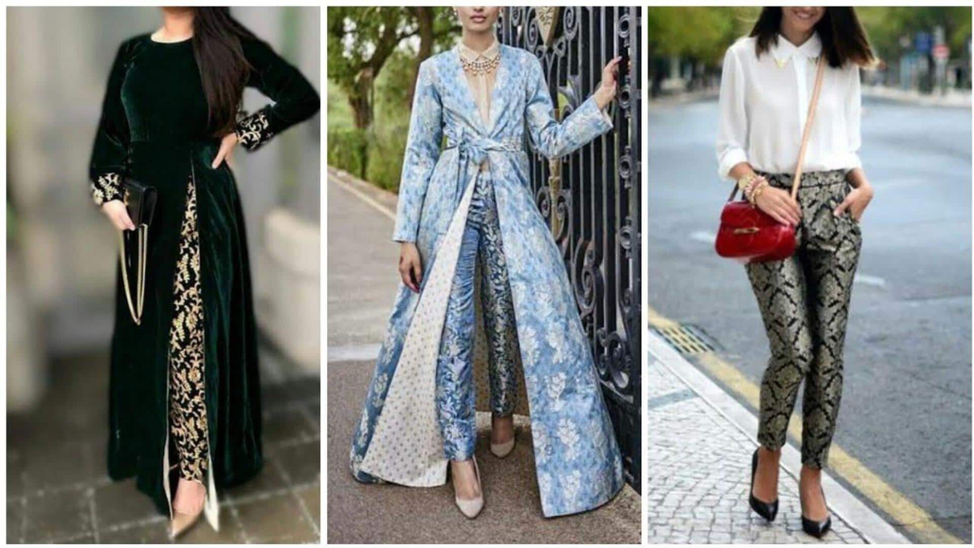 5 สไตล์แมตช์ลงตัวกับกางเกงโบรเคด 