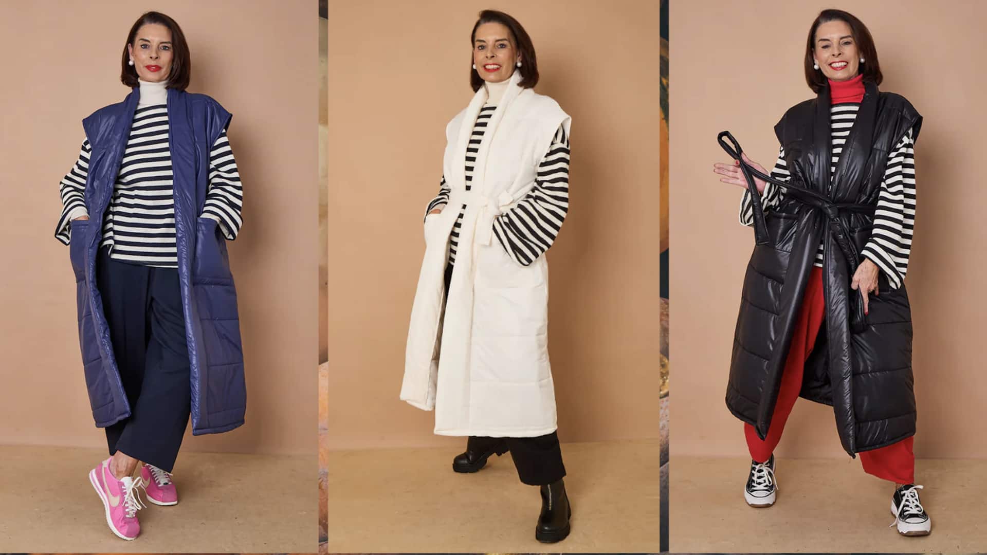 สไตล์จีเลต์โอเวอร์ไซส์ที่แมตช์กับชุดทูนิกได้อย่างลงตัว