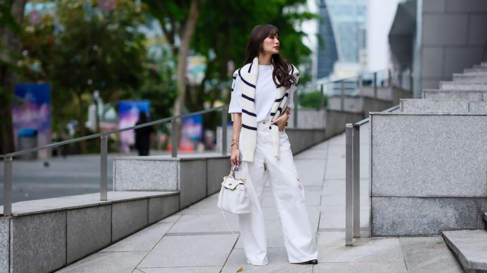 สไตล์แฟชั่นที่แมตช์ได้ดีกับกางเกงพาลาซโซ่ความยาวข้อเท้า 