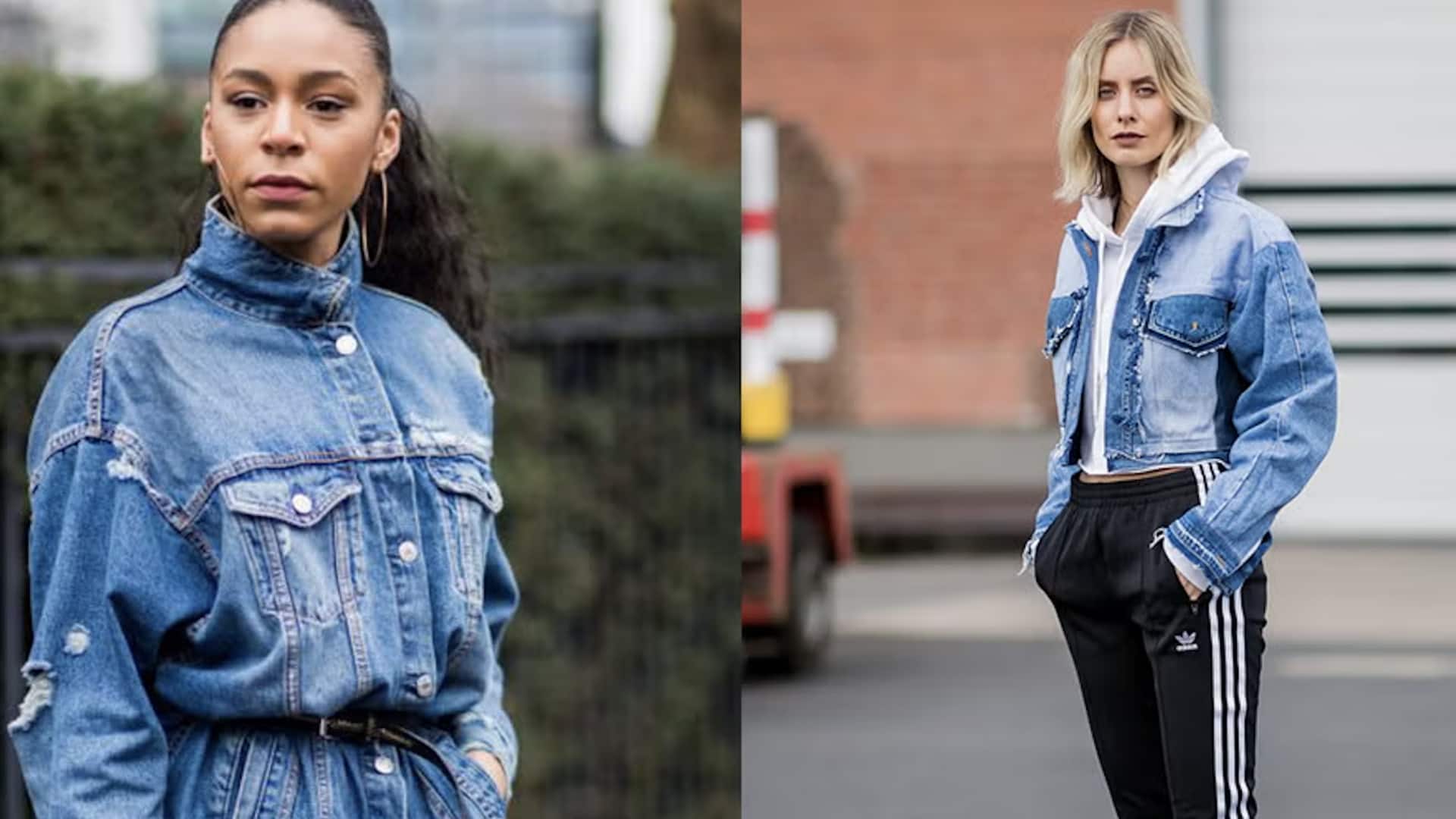 5 สไตล์แจ็คเก็ตยีนส์แมตช์กับเดรสสเก็ตเตอร์ได้อย่างลงตัว