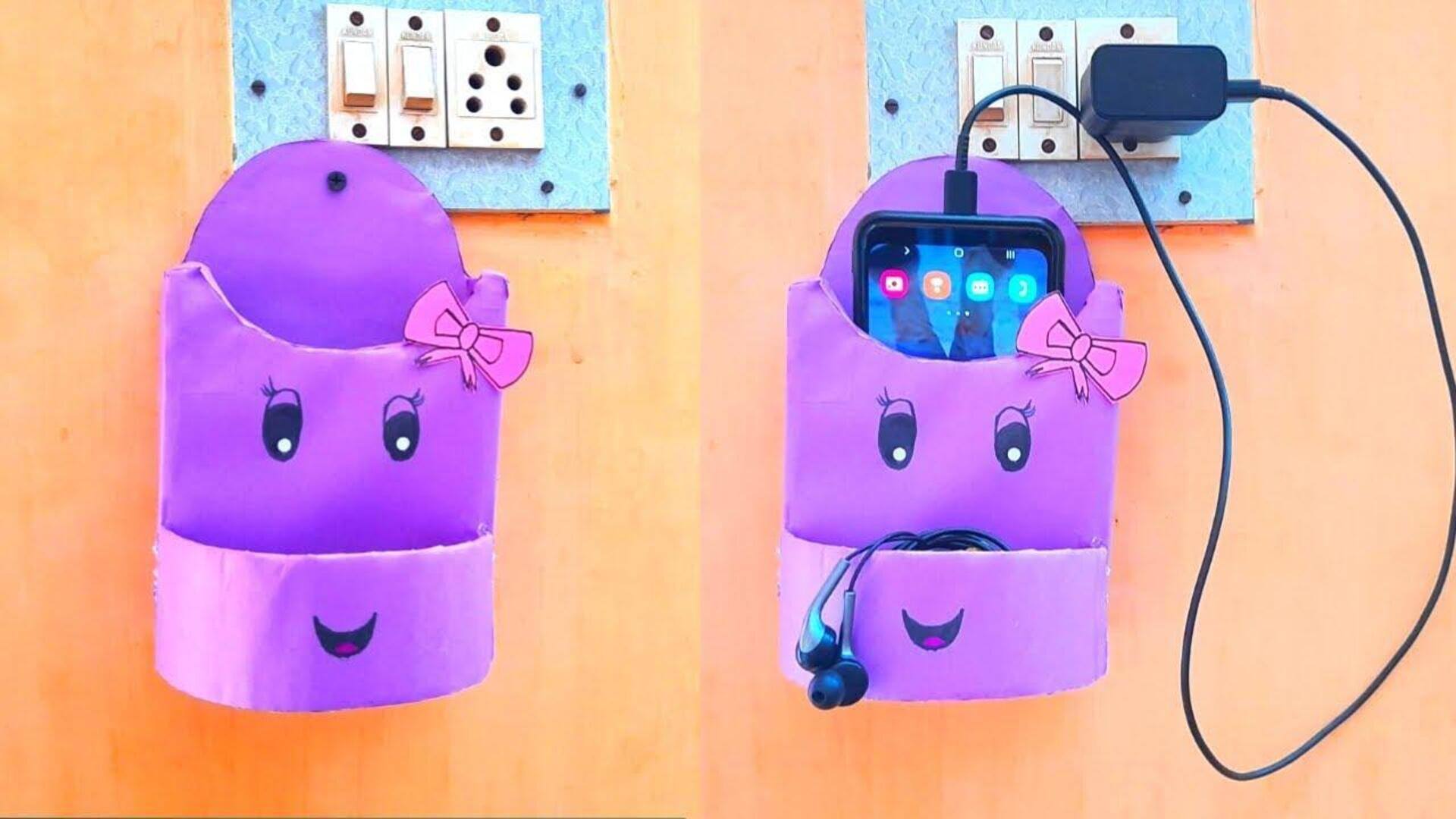 ไอเดียรีไซเคิลเคสแบตเตอรี่ชาร์จมือถือใช้ในบ้าน