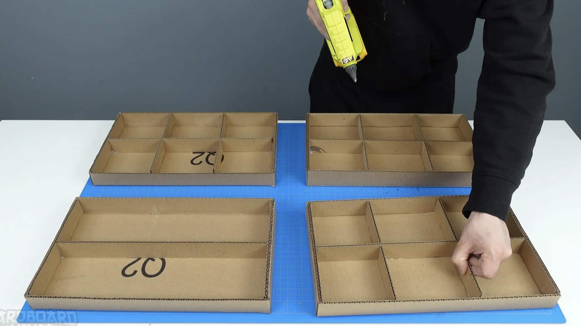 รีไซเคิลกล่องกระดาษเป็นชั้นวางของราคาย่อมเยา 