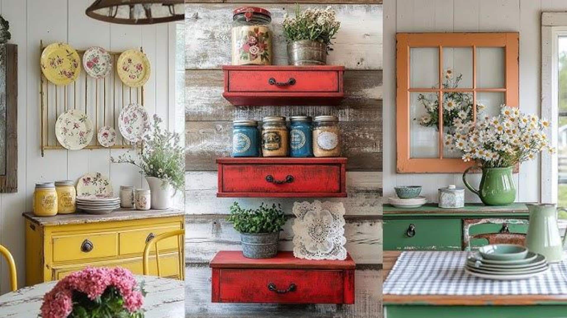 ไอเดียเปลี่ยนเครื่องครัวเก่าเป็นเฟอร์นิเจอร์ราคาประหยัด