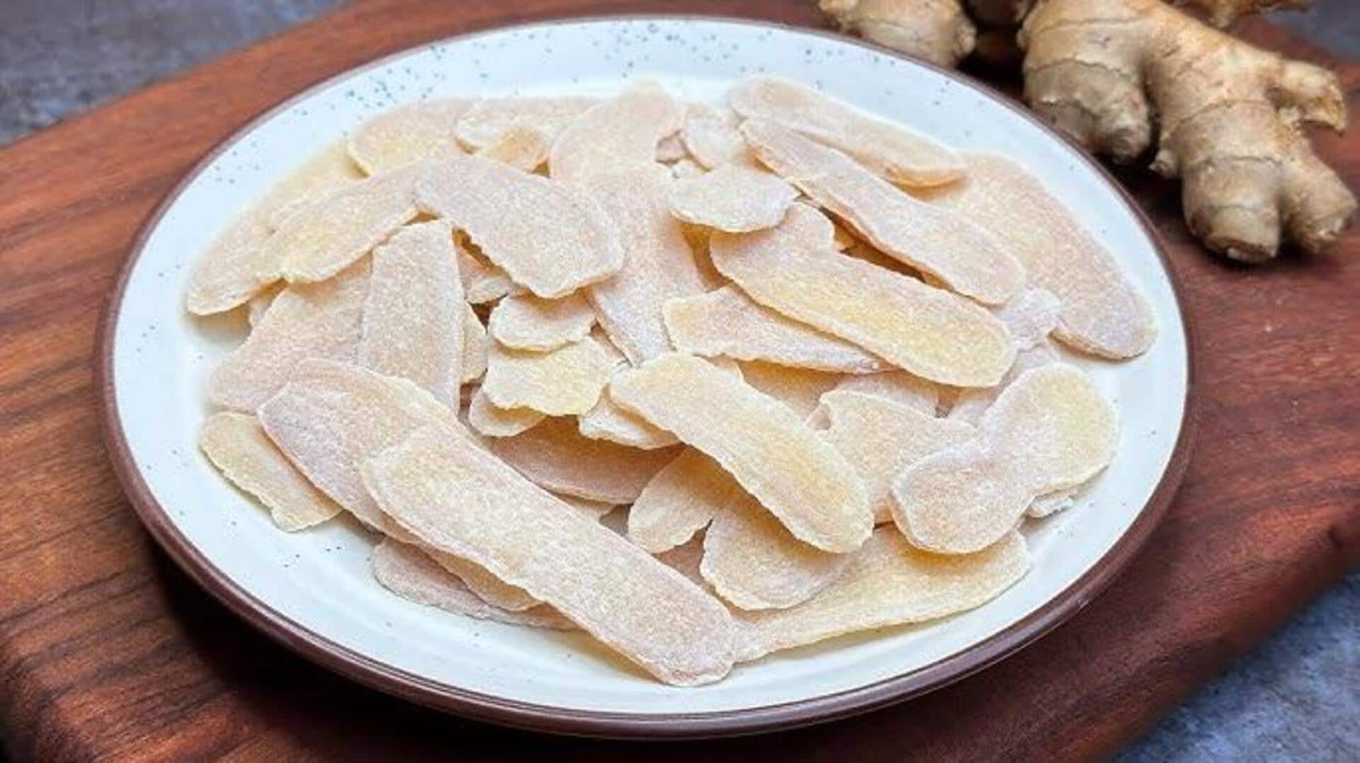 ขิงดองน้ำตาล ขนมหวานทำง่ายๆ ที่บ้าน