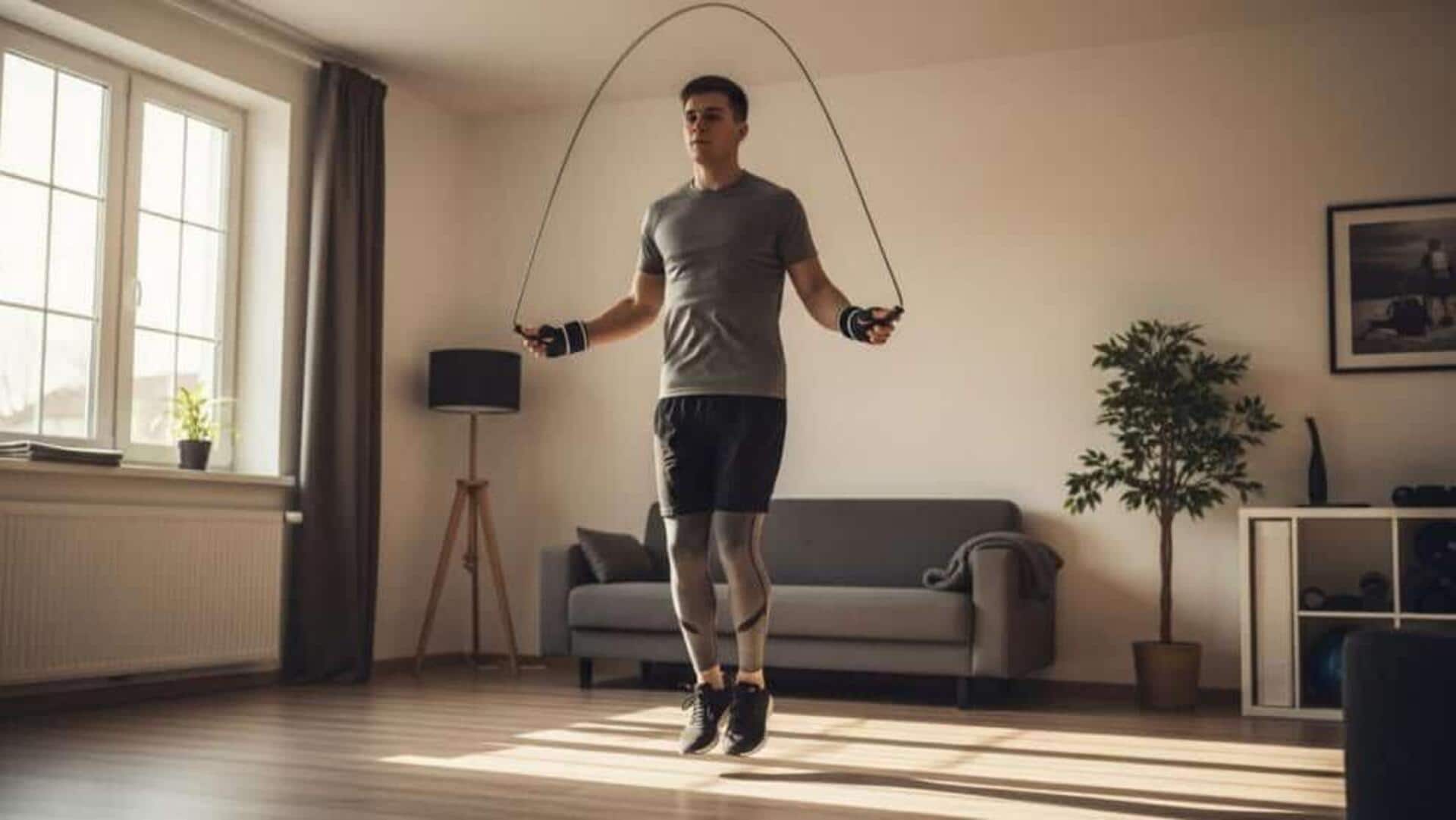 กระโดดเชือก: 5 วิธีเพิ่มความกระฉับกระเฉงในบ้าน