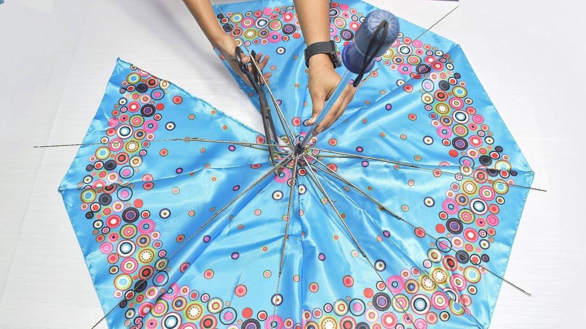 รีไซเคิลร่มเก่าให้กลายเป็นของใช้ใหม่อย่างมีไอเดีย