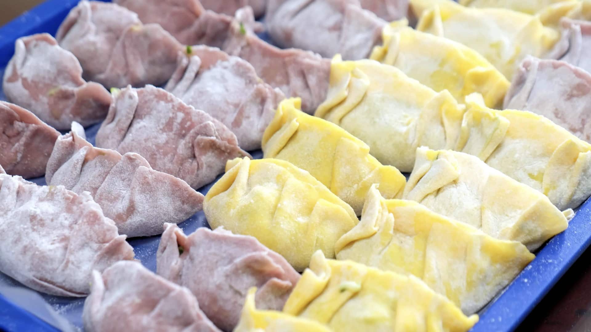 เกี๊ยวดอกฟักทองนึ่ง ทำง่าย อร่อย