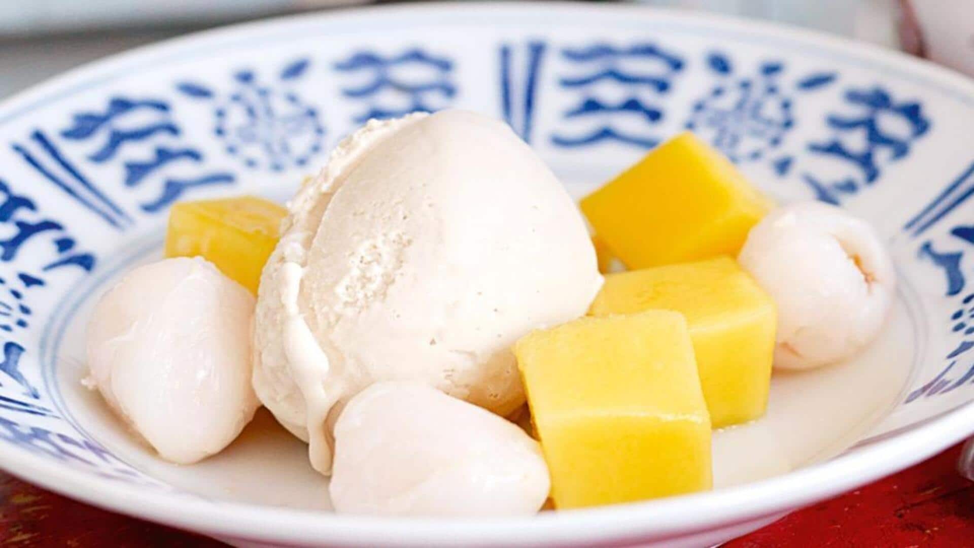 ไอศกรีมชาจัสมินซิตรัสสุดสดชื่น ไอศกรีมชาจัสมินซิตรัสสุดสดชื่น