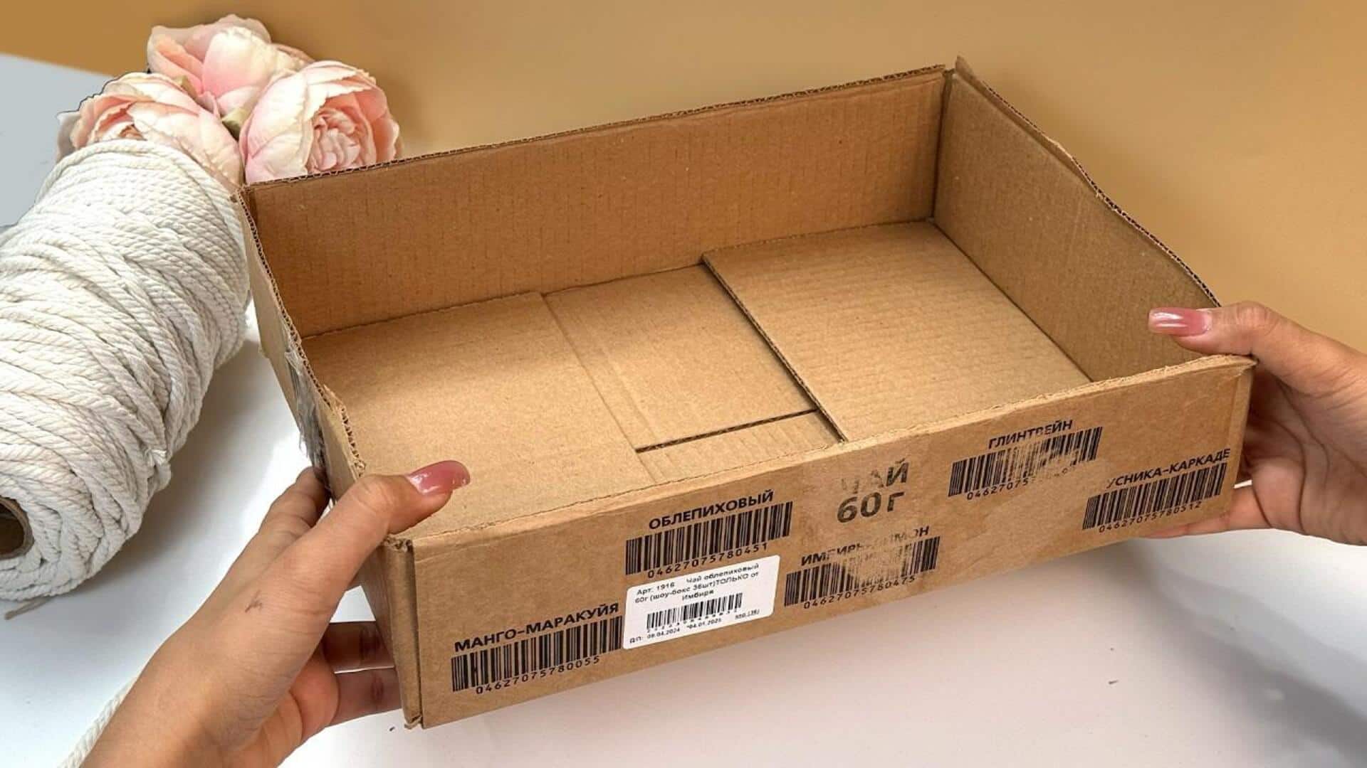 DIY กล่องรองเท้า: เปลี่ยนเป็นของใช้ในบ้านสุดเก๋ 