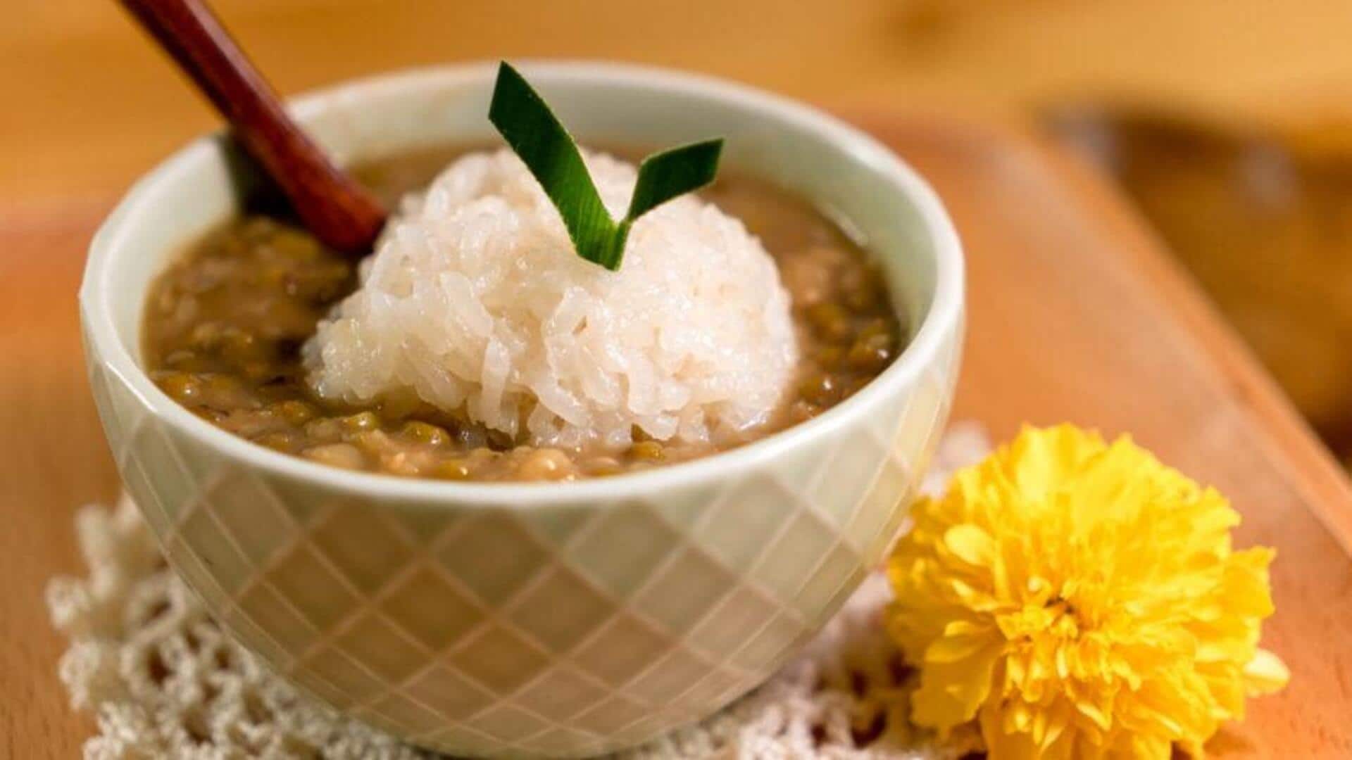 ข้าวต้มมันเทศถั่วเขียว เมนูทำง่าย อร่อย ได้ประโยชน์