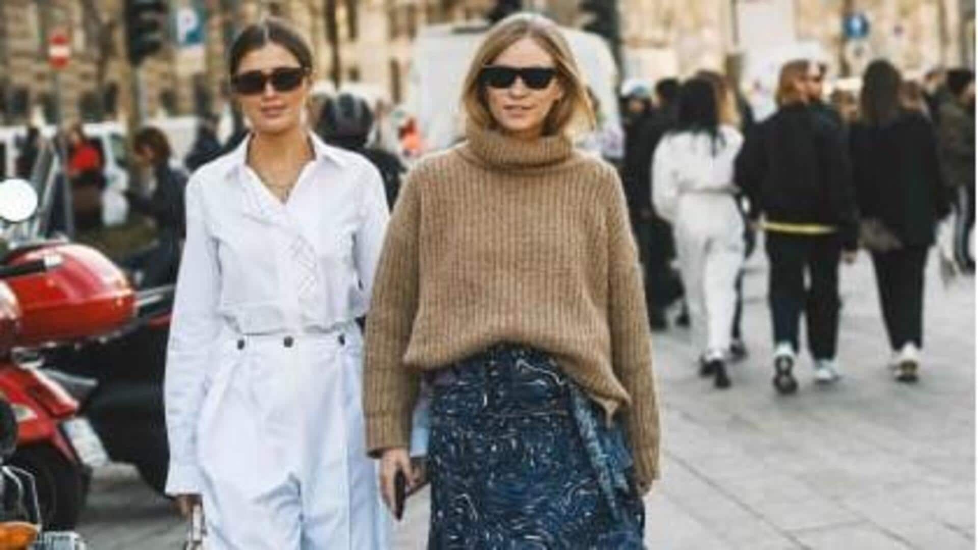 5 สไตล์แฟชั่นที่แมตช์ได้ลงตัวกับเสื้อกันหนาวโอเวอร์ไซส์