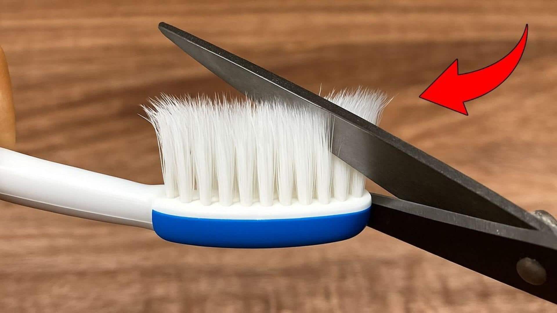 ดัดแปลงแปรงสีฟันเก่าเป็นเครื่องมือสุดคุ้มในบ้าน