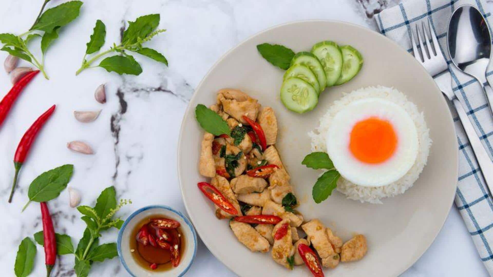 ข้าวผัดกะเพรา หอม อร่อย ทำง่าย