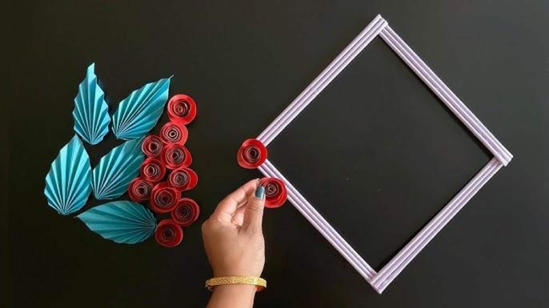 ศิลปะติดผนังสุดประหยัดจากกระดาษรองอบ