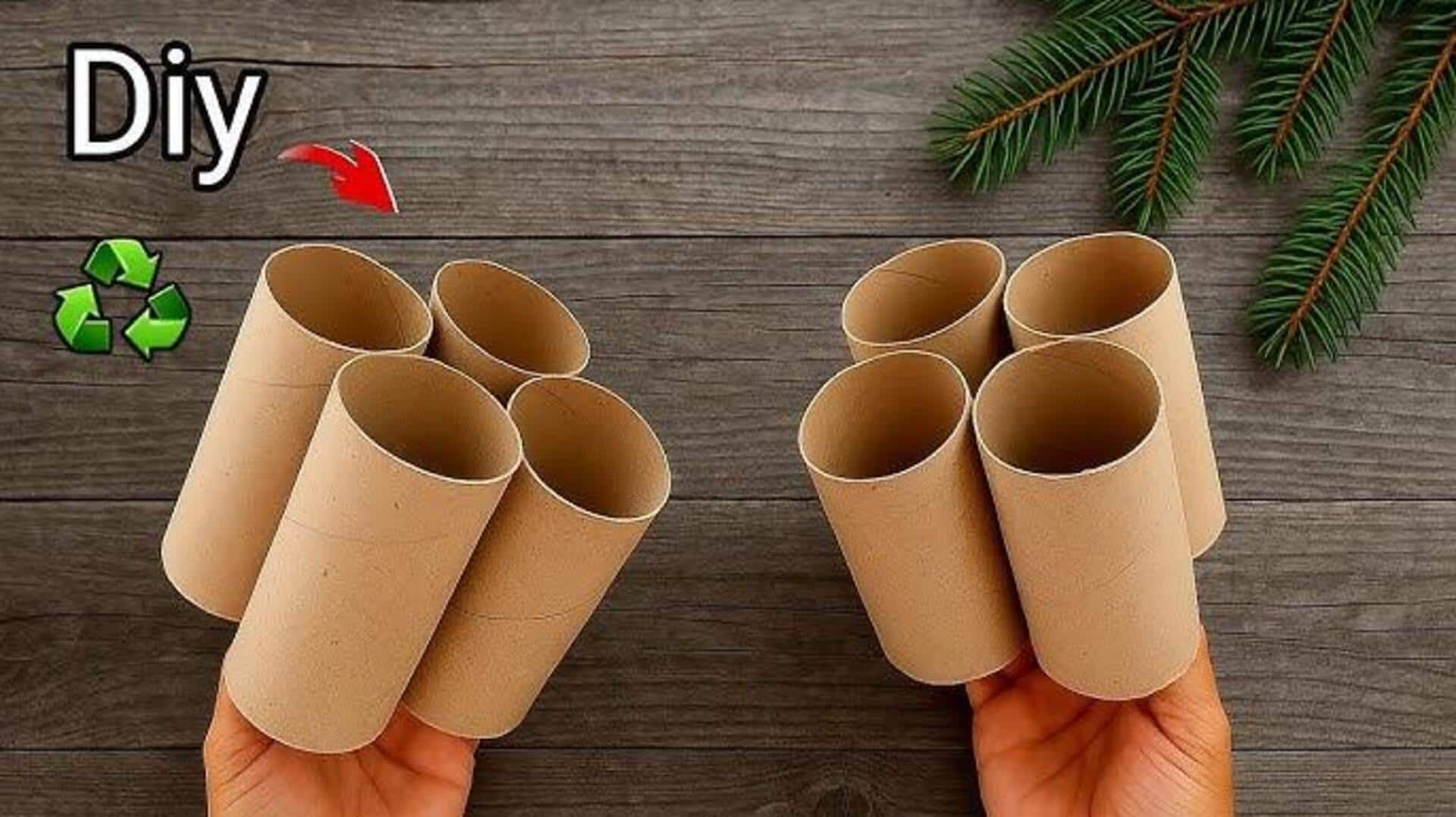 ไอเดียครีเอทีฟจากแกนกระดาษเหลือใช้ในบ้าน