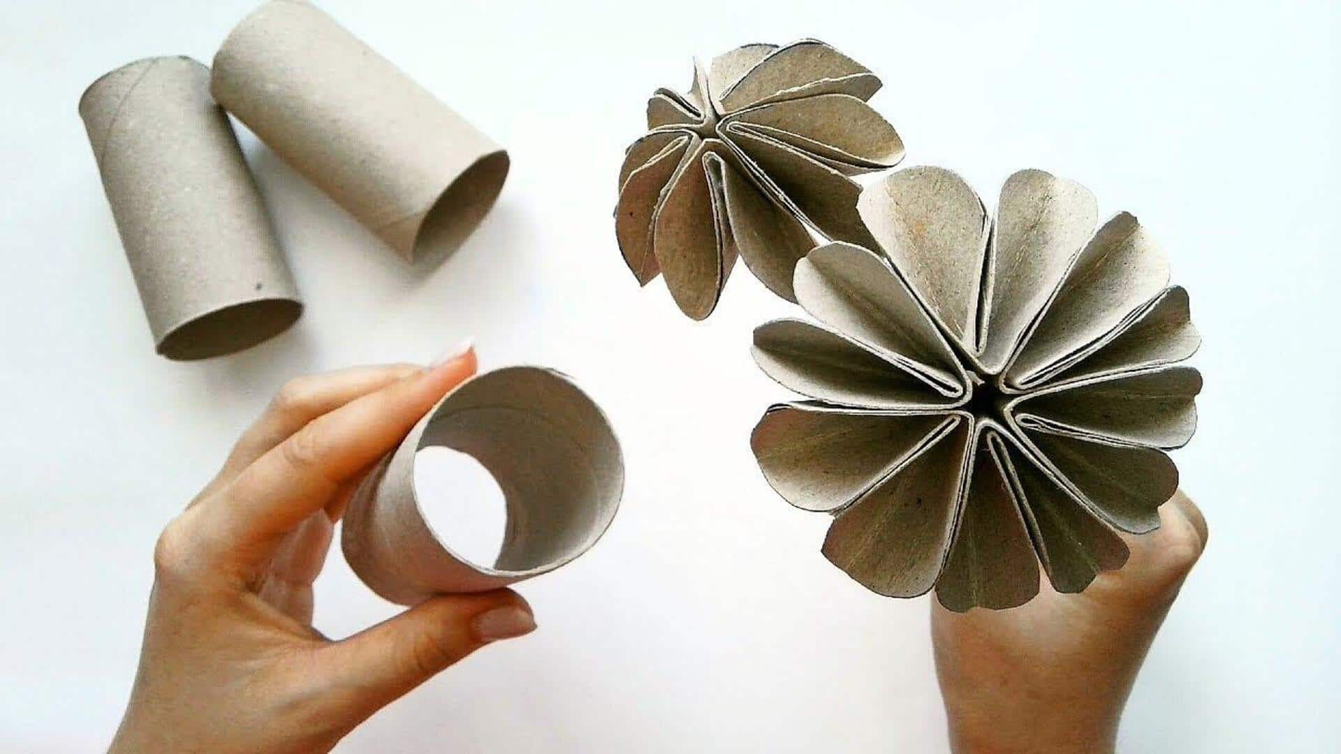 ไอเดียงานฝีมือราคาประหยัดจากแกนกระดาษทิชชู่