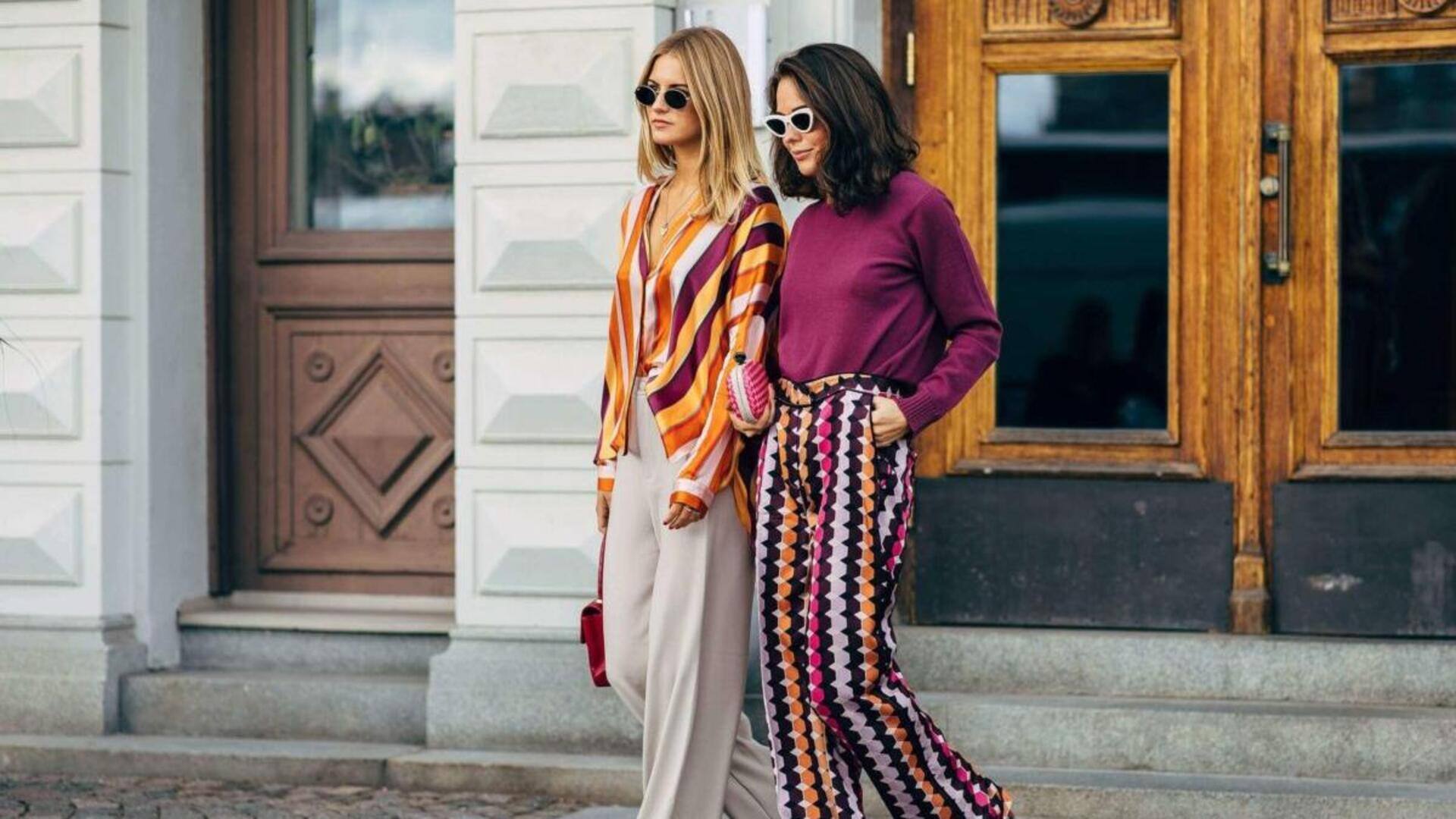 สไตล์แฟชั่นเสื้อสเวตเตอร์ที่เข้ากับกางเกงพาลาซโซ่ได้อย่างลงตัว