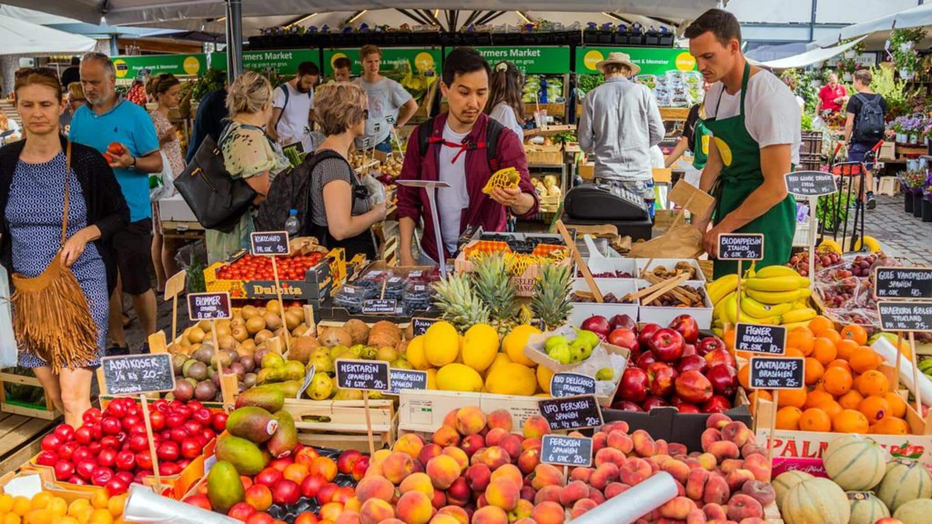ตลาดอาหารกลางแจ้งที่ห้ามพลาดในโคเปนเฮเกน