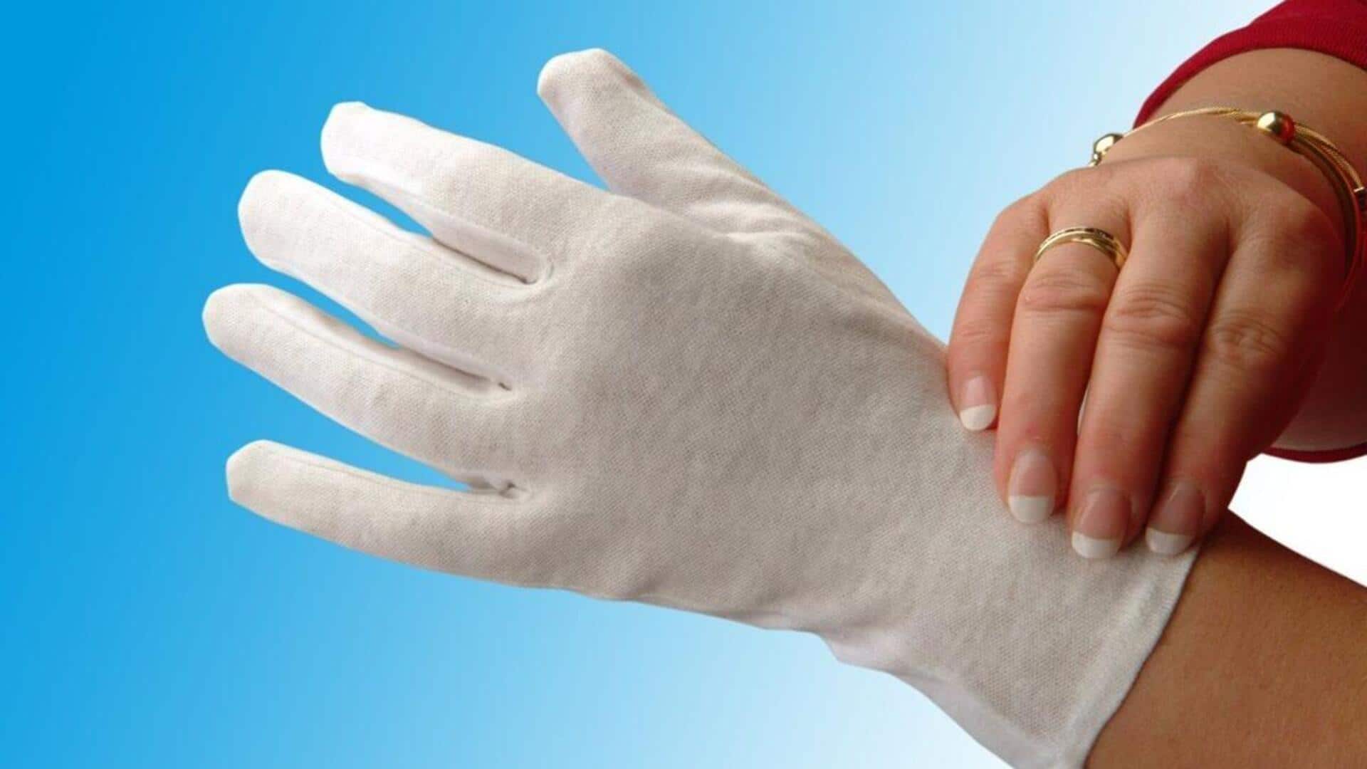 เคล็ดลับดูแลผิวมือให้นุ่มชุ่มชื้นด้วยถุงมือผ้าฝ้าย