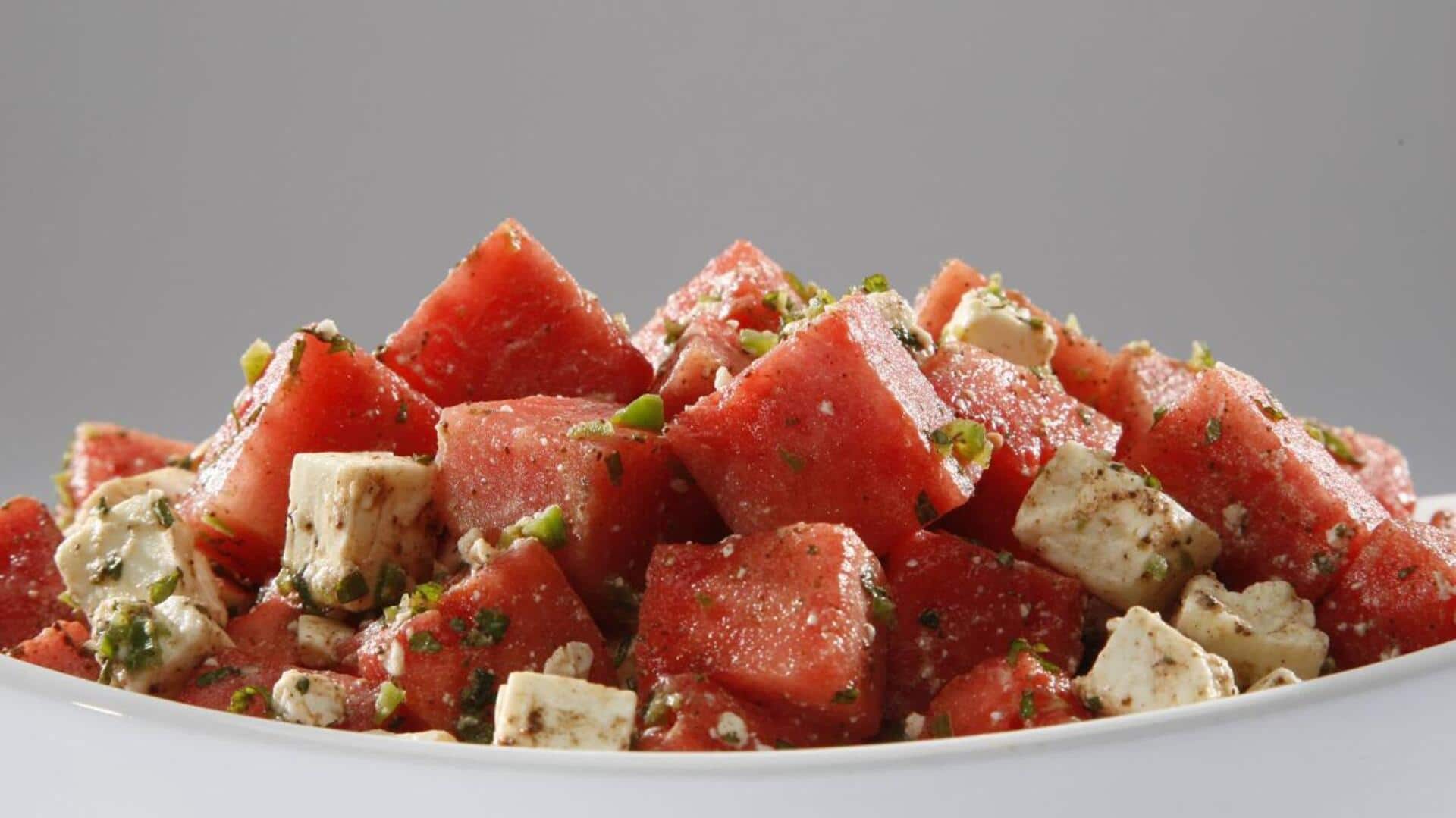 สลัดแตงโมฟักทองอ่อนหอมยี่หร่า