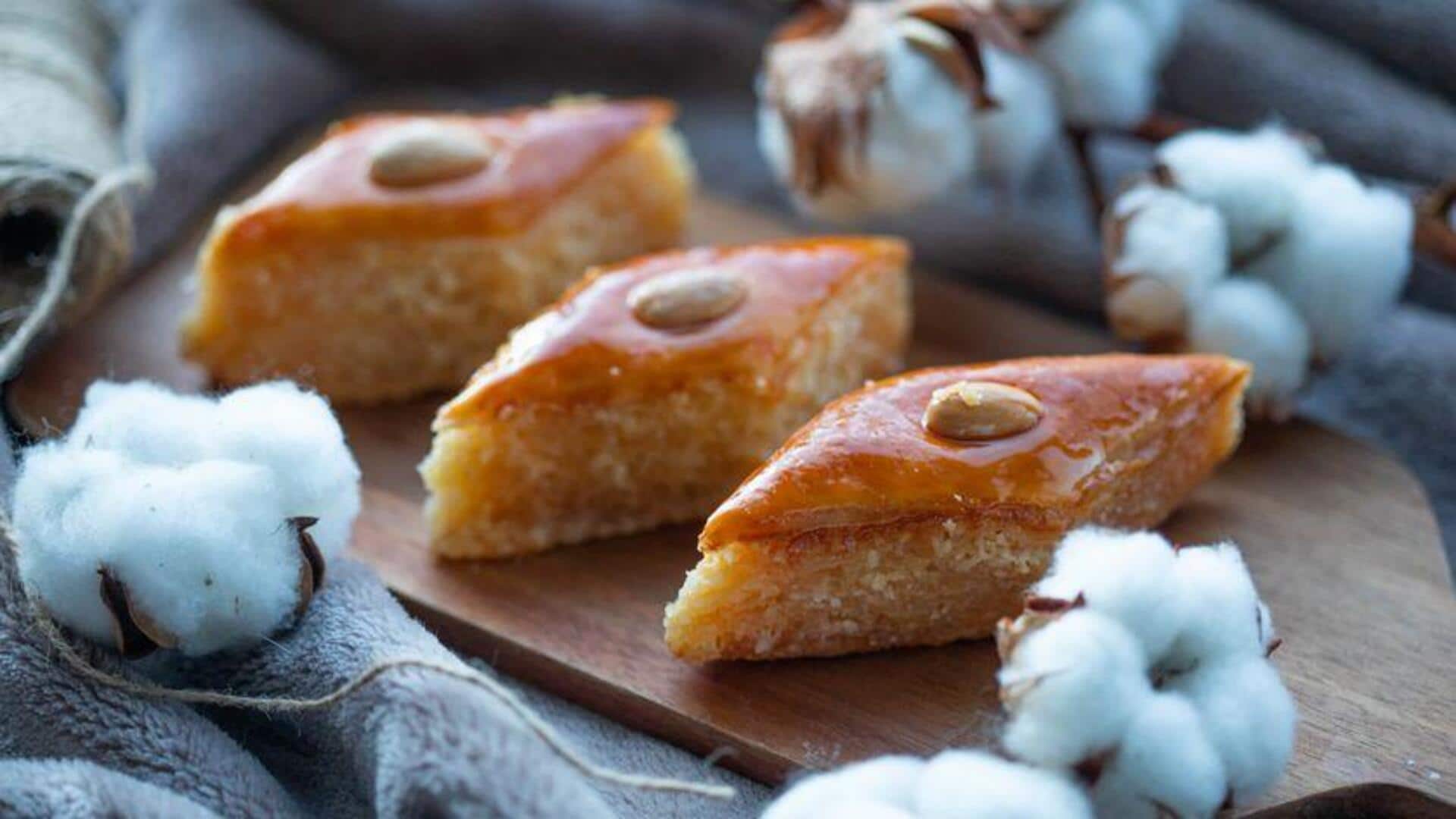ขนมอัลมอนด์หอมกลิ่นหญ้าฝรั่น: สูตรความอร่อยเหนือกาลเวลา