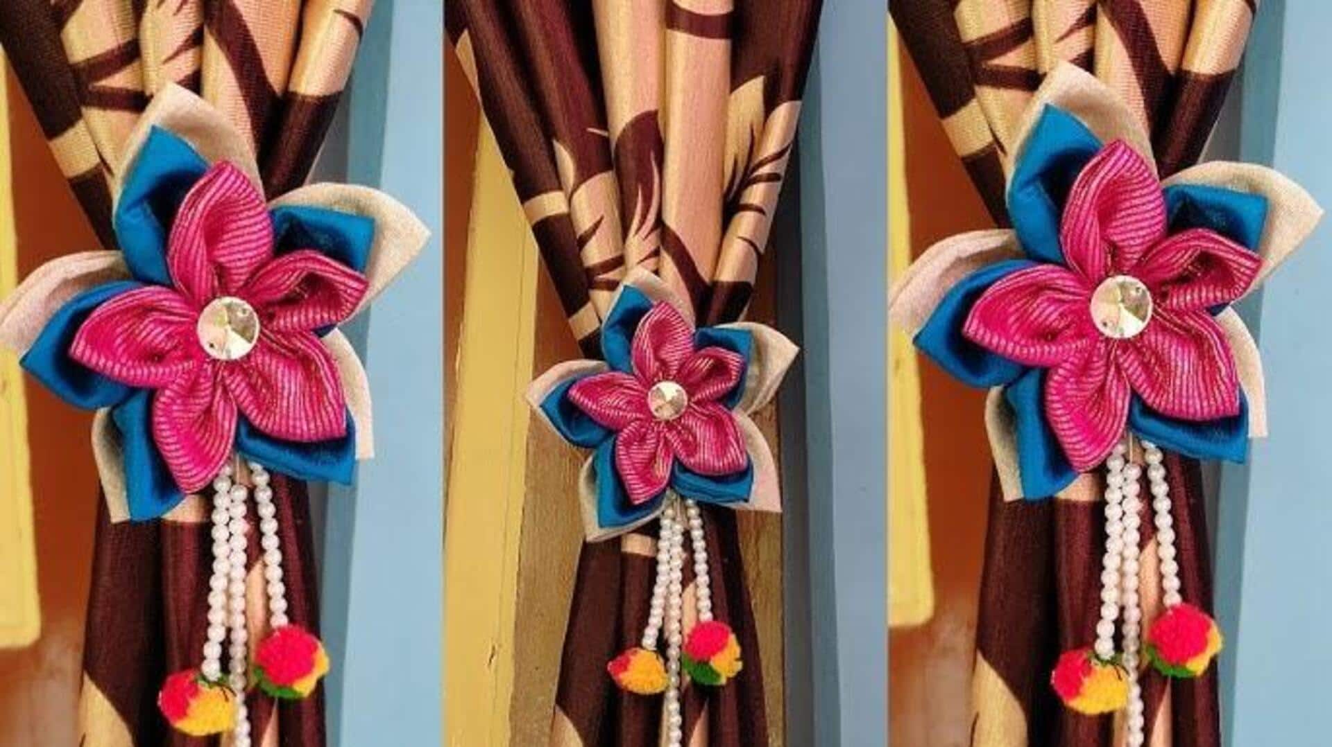 ผูกผ้าม่านเก๋ ๆ ด้วยของใช้ใกล้ตัว