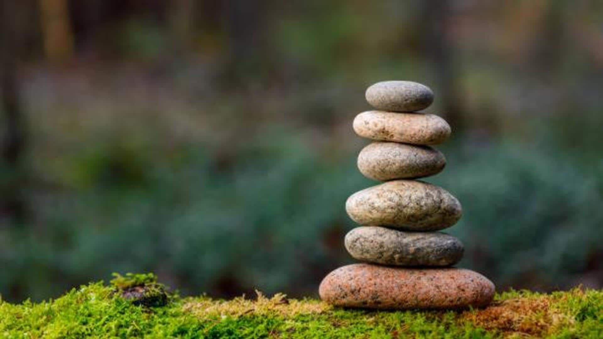 การเสริมสมาธิด้วยการจัดหินเซน