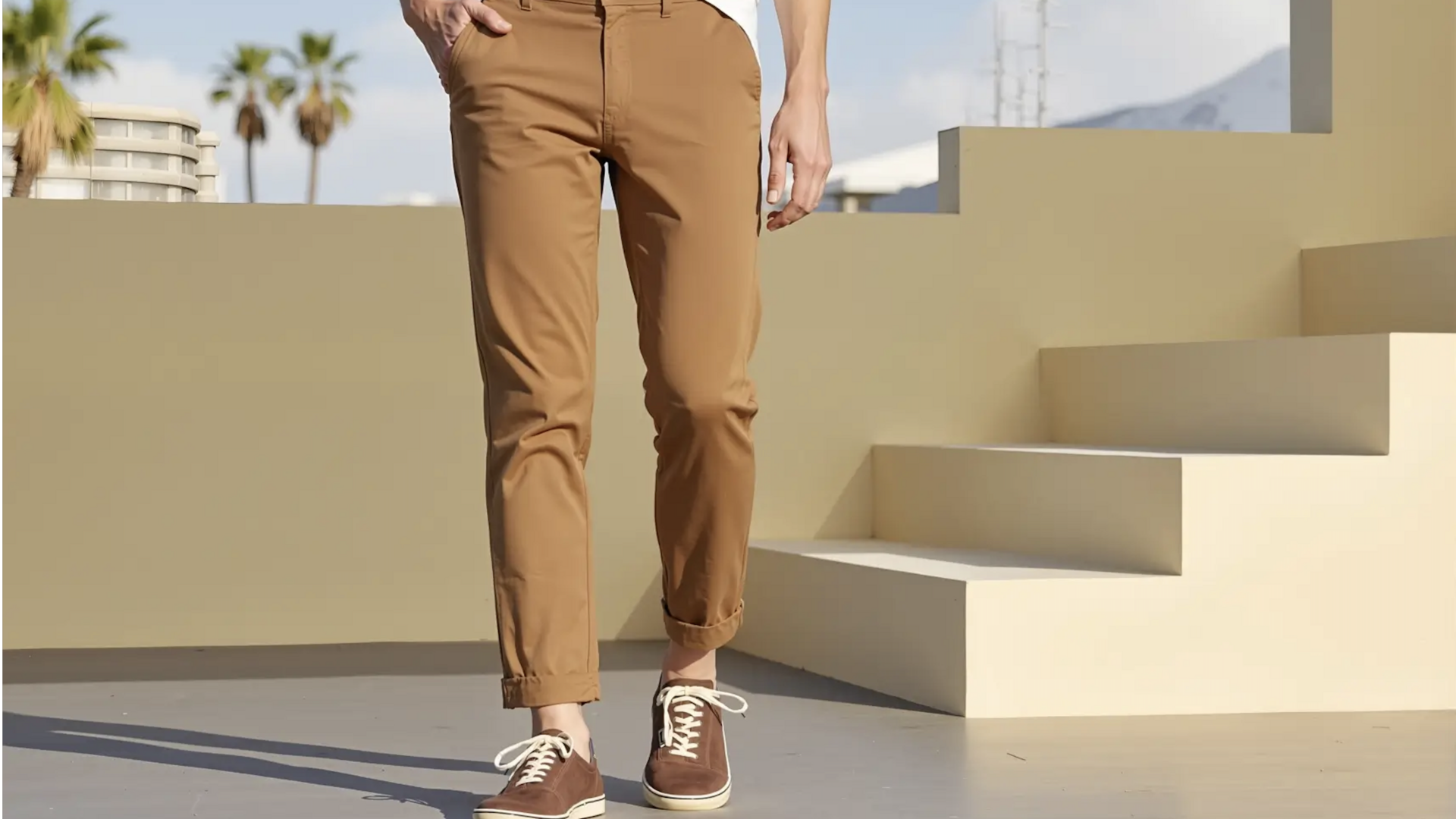 5 ลุคที่แมตช์กับกางเกงชิโน่ทรงตรงได้อย่างลงตัว