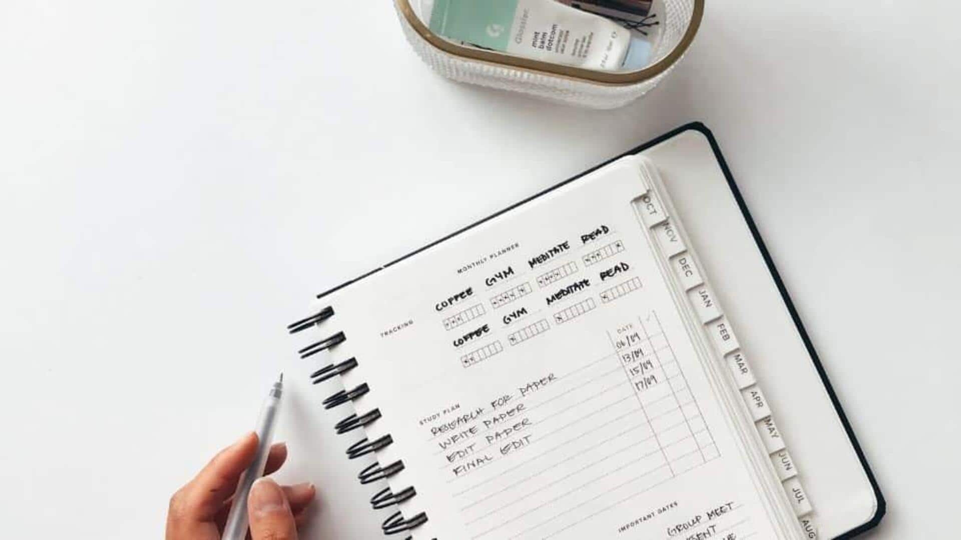 5 เทคนิคการติดตามนิสัยเพื่อเพิ่มประสิทธิภาพการทำงาน