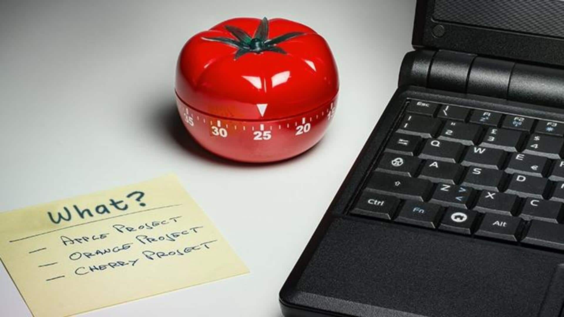 เทคนิคพาโมโดโรเพื่อเพิ่มประสิทธิภาพในการทำงาน