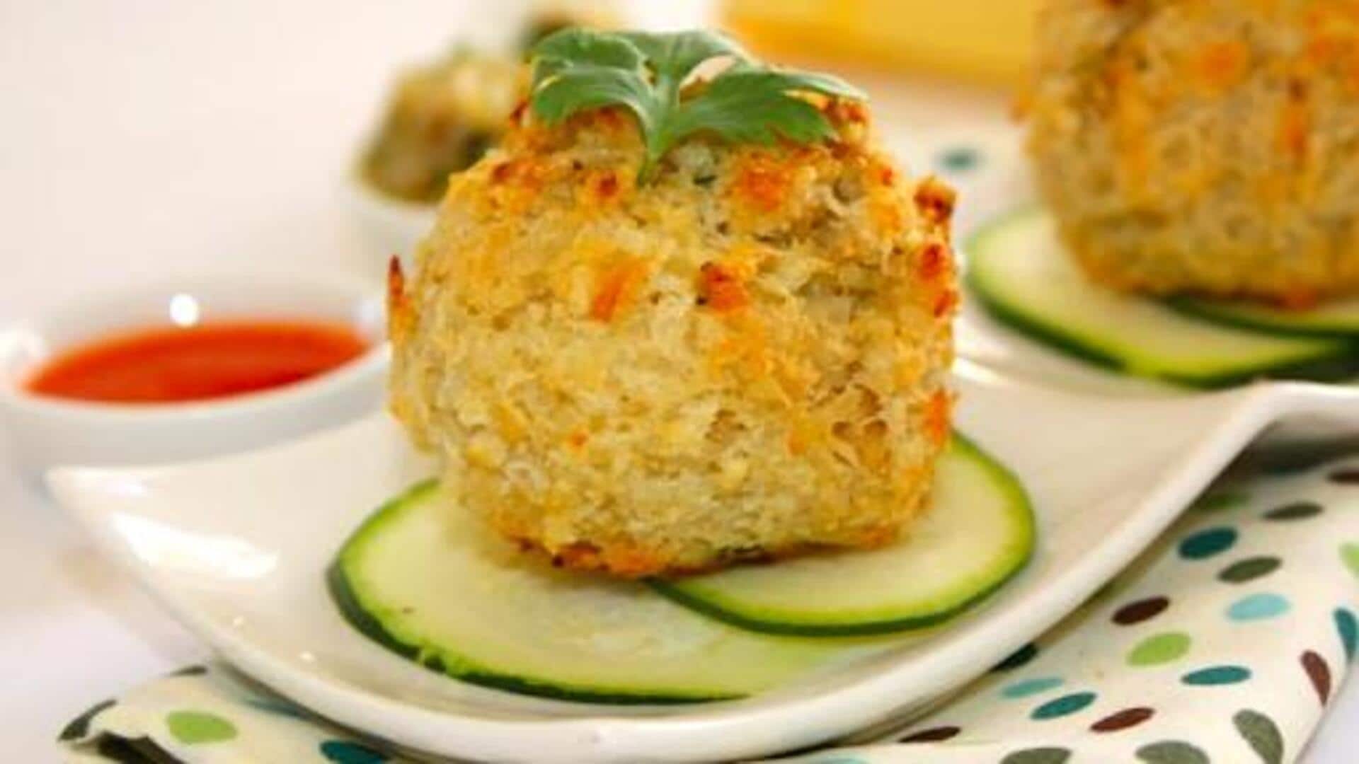 ซูกินีสอดไส้ข้าวมะพร้าวแสนอร่อย