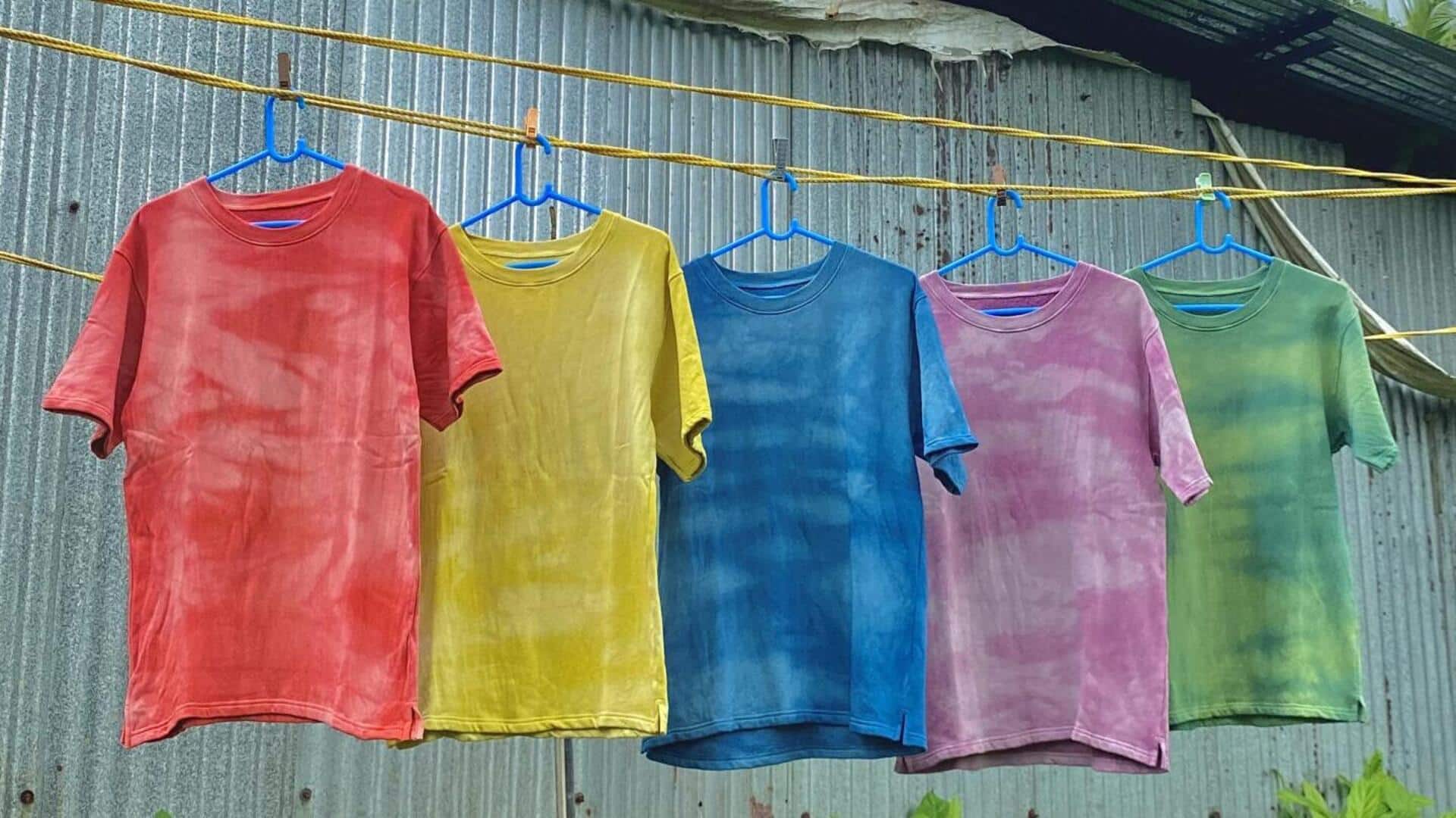 เปลี่ยนเสื้อผ้าด้วยวิธีการย้อมสีที่ประหยัด