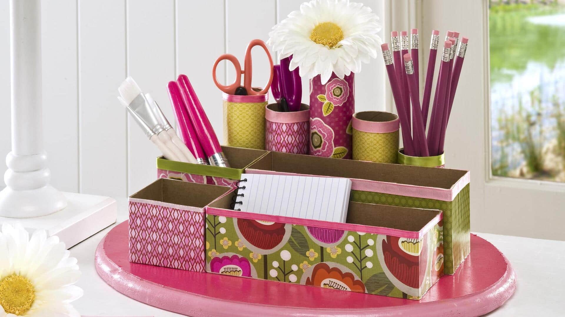 จัดลิ้นชักง่าย ๆ ด้วยไอเดียรีไซเคิลจดหมายขยะ