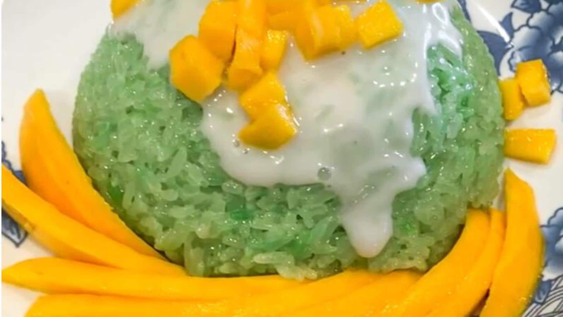 ข้าวเหนียวใบเตยหอมหวาน ข้าวเหนียวใบเตยหอมหวาน