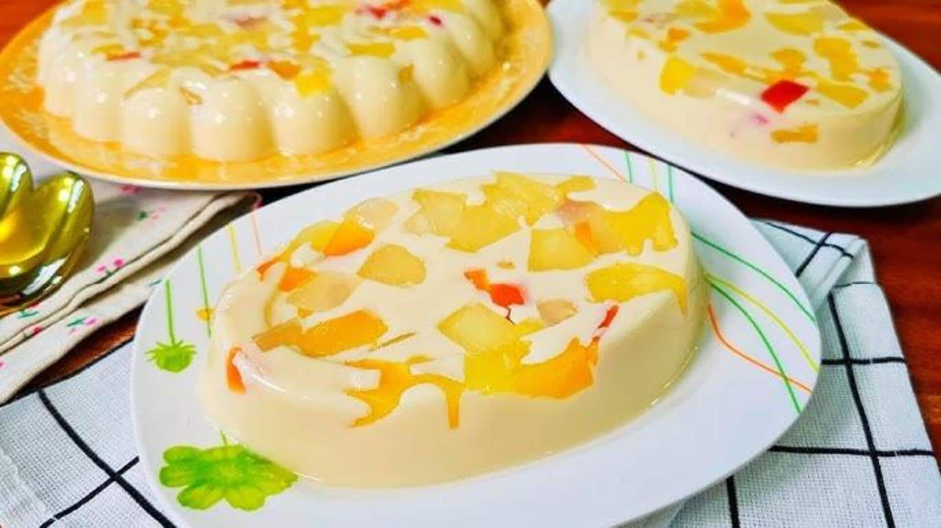 ขนมวุ้นใสผลไม้ตามฤดูกาล: วิธีทำง่ายๆ