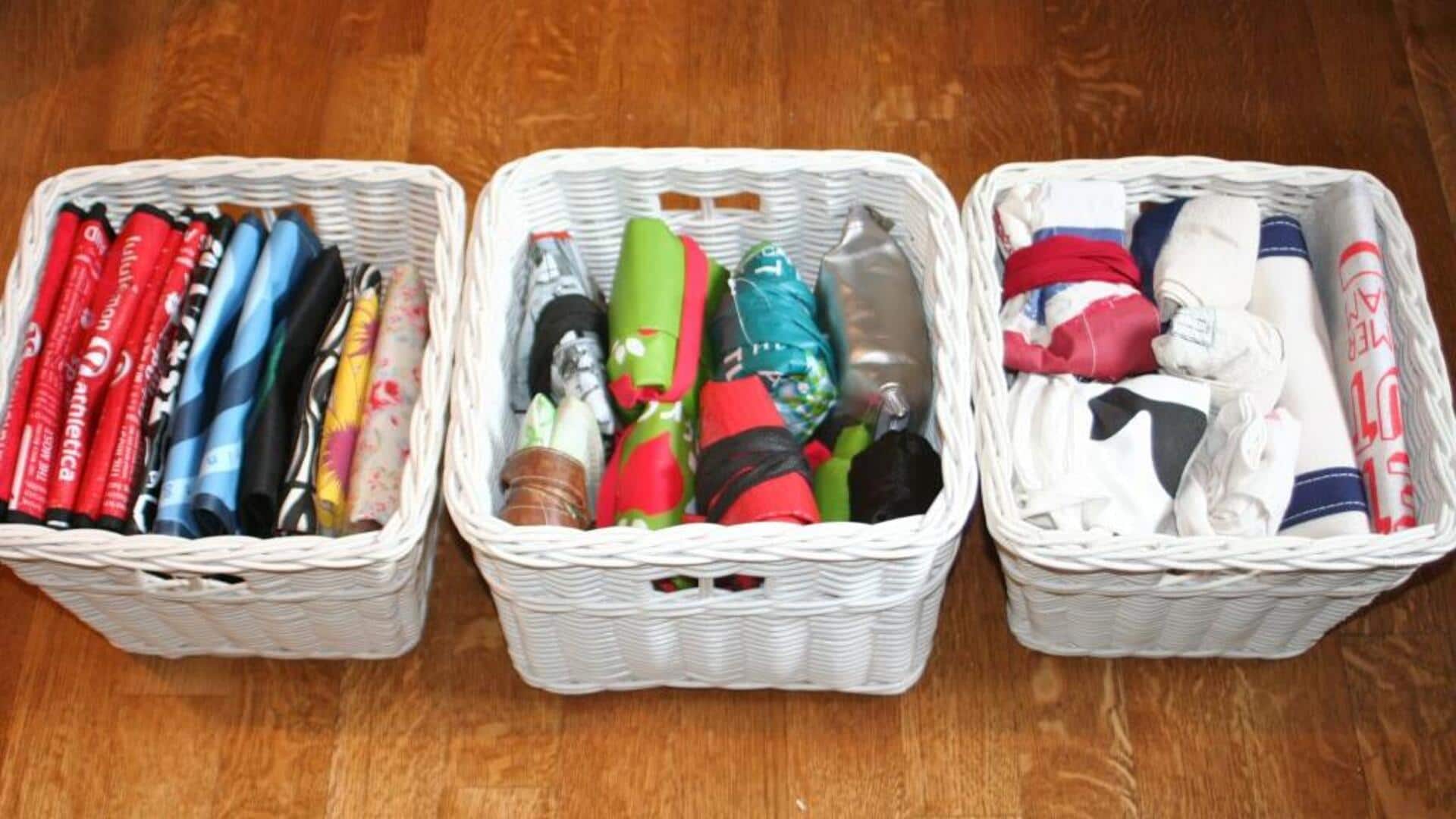 5 นิสัยง่ายๆ ในการจัดเก็บถุงผ้าใช้ซ้ำที่บ้าน