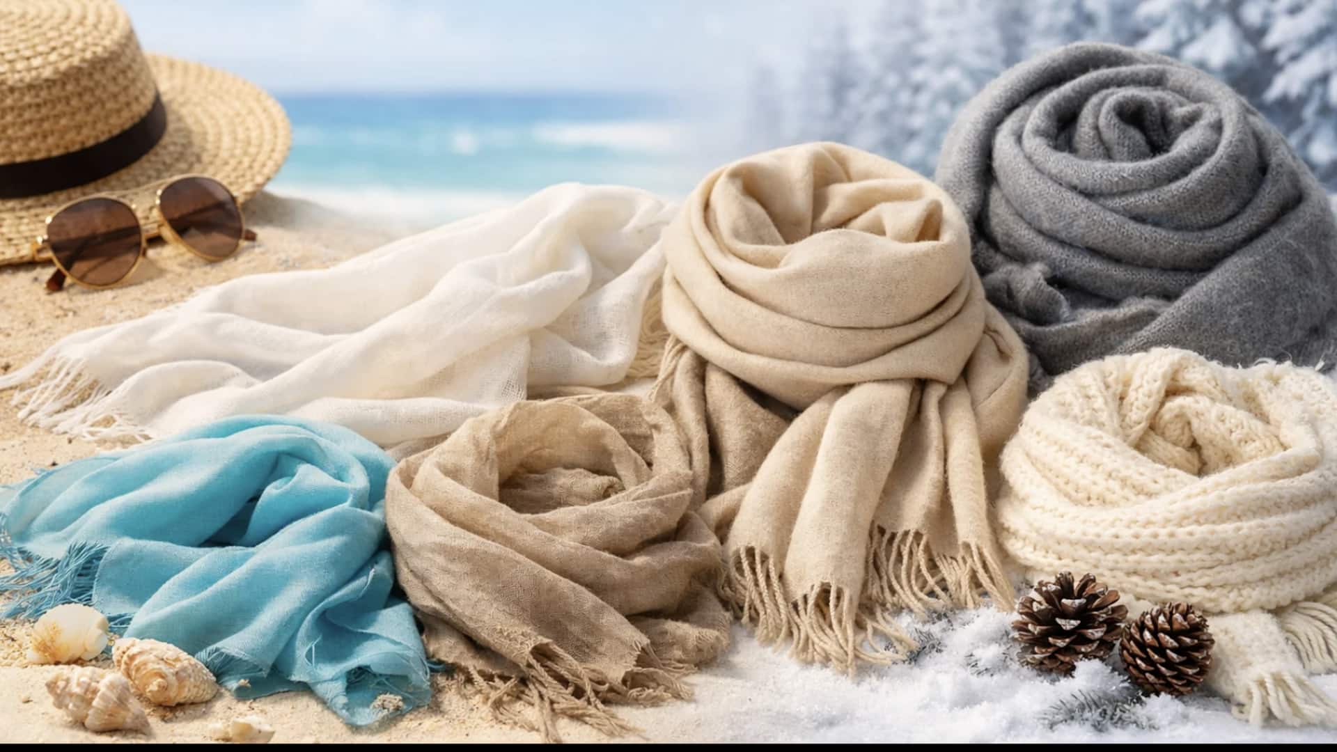 5 สไตล์ผ้าพันคอที่แมตช์กับเดรสหน้าร้อนได้ลงตัว