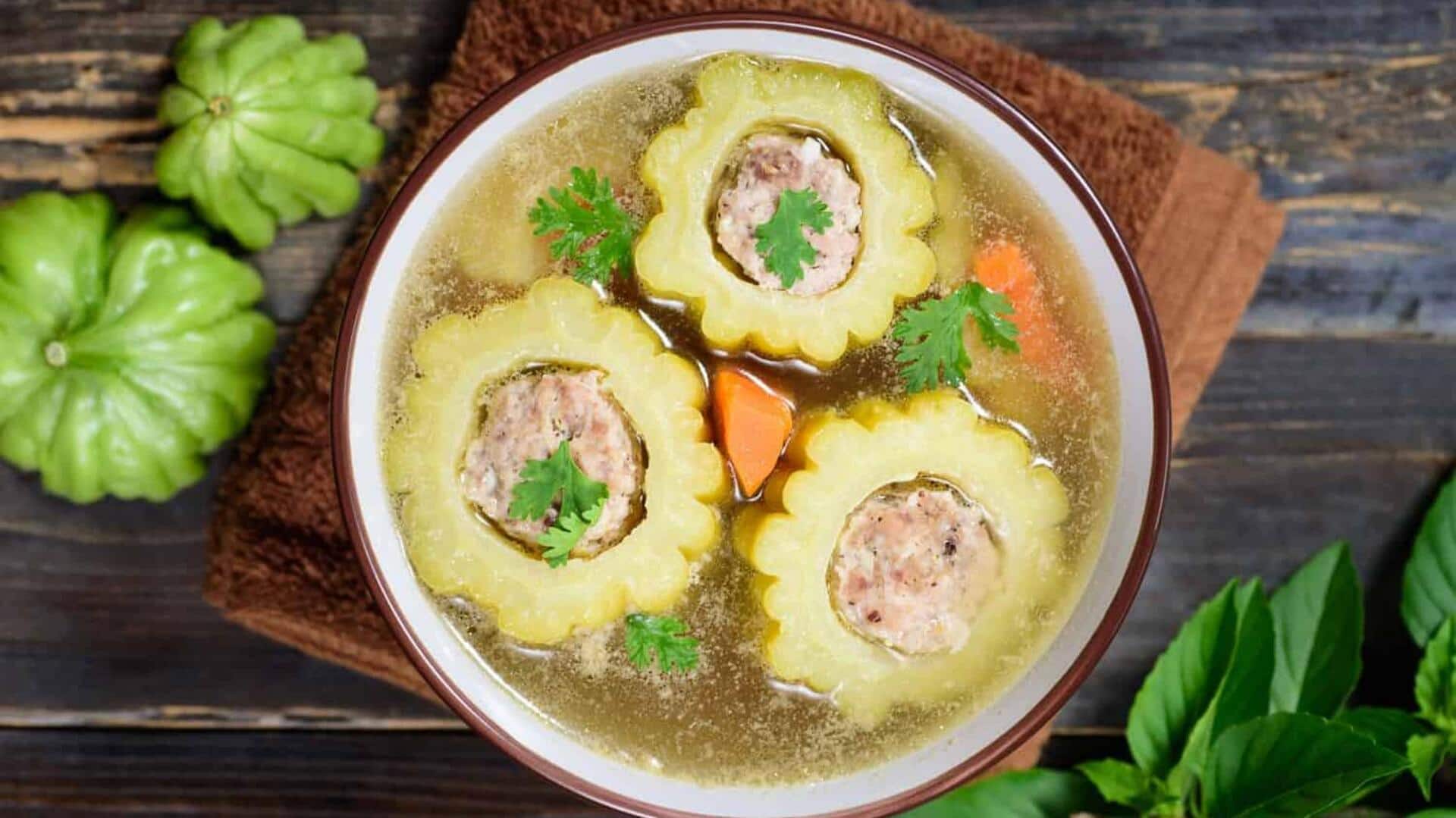 ซุปมะระยัดไส้ข้าว เมนูเพื่อสุขภาพสำหรับทุกคนในครอบครัว