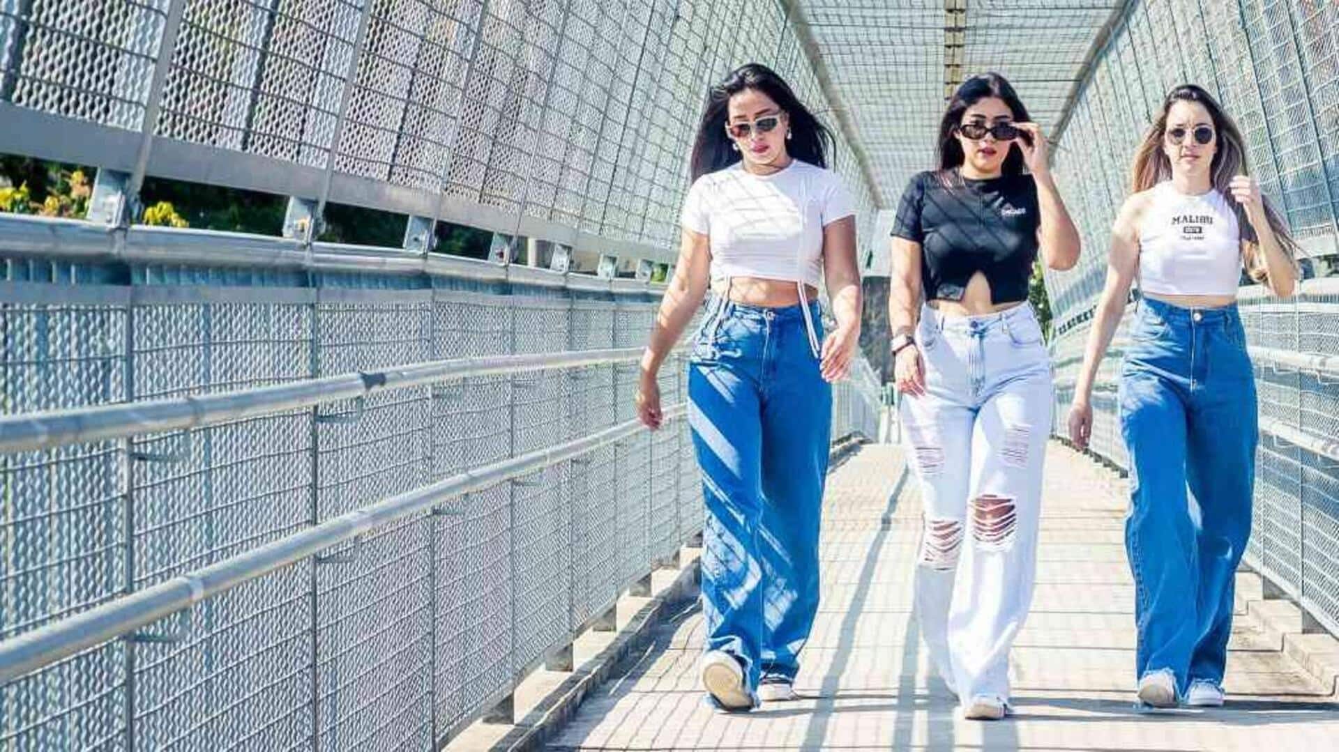 สไตล์พาทิยาลาที่แมตช์กับครอปท็อปได้ลงตัว