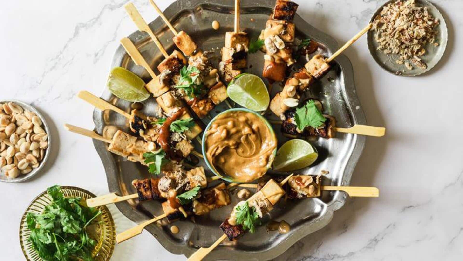 สะเต๊ะฟักเขียว เมนูปาร์ตี้จากพืชกับรสชาติย่างหอมควัน