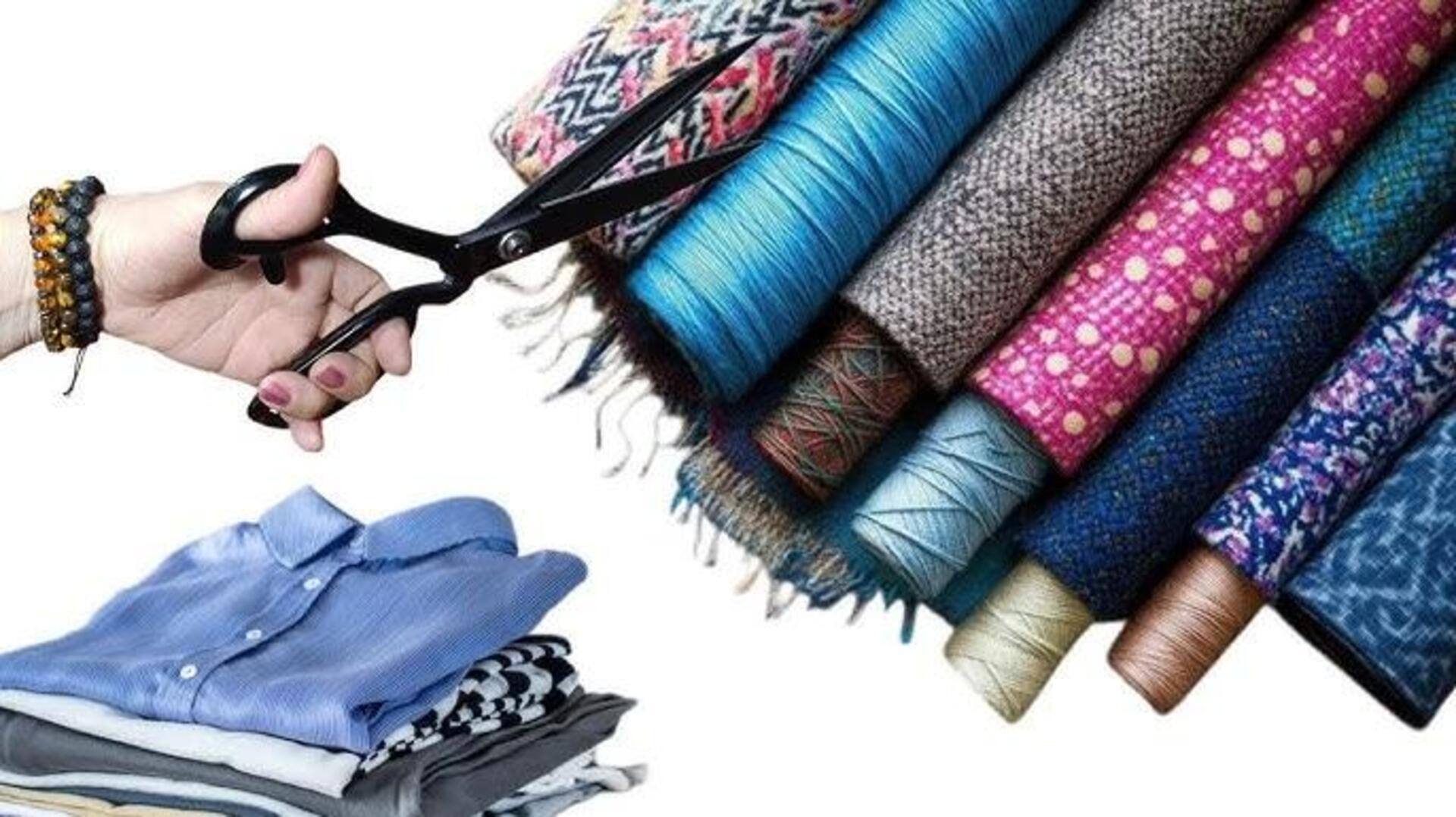 รีไซเคิลผ้าใช้แล้วให้กลายเป็นผ้าคลุมโต๊ะสุดเก๋