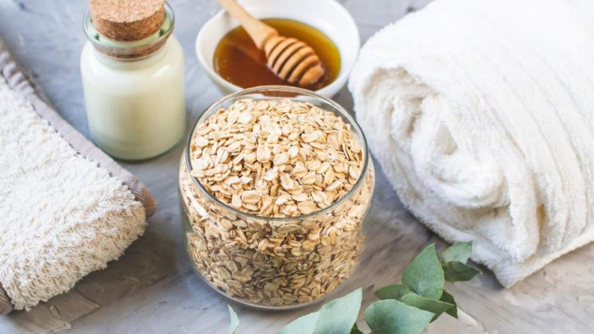 วิธีบำรุงผิวแห้งด้วยการอาบน้ำโอ๊ตอย่างอ่อนโยน