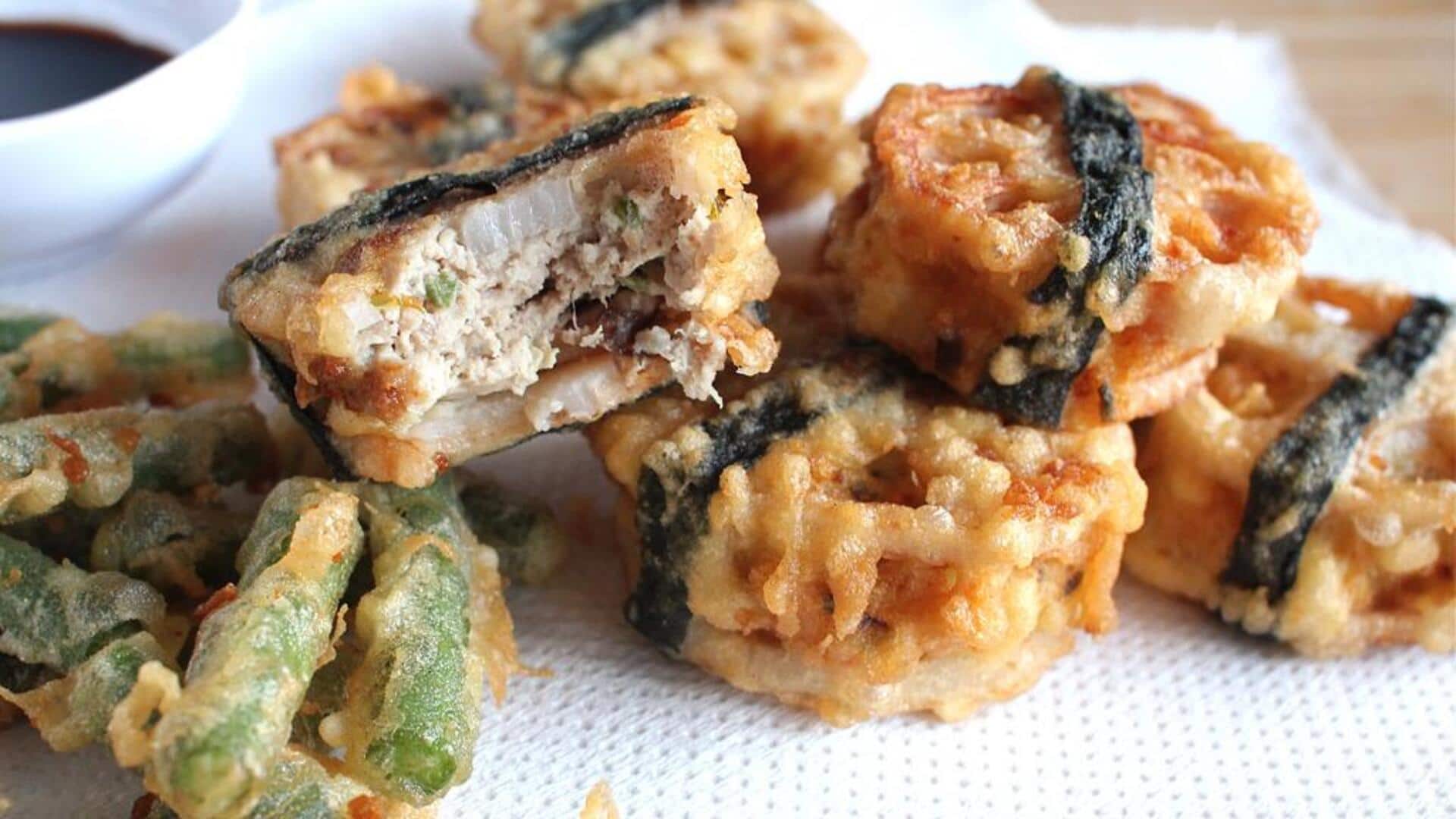 เทมปุระก้านบัวกรอบ เมนูอร่อยเบาๆ ไม่เหมือนใคร