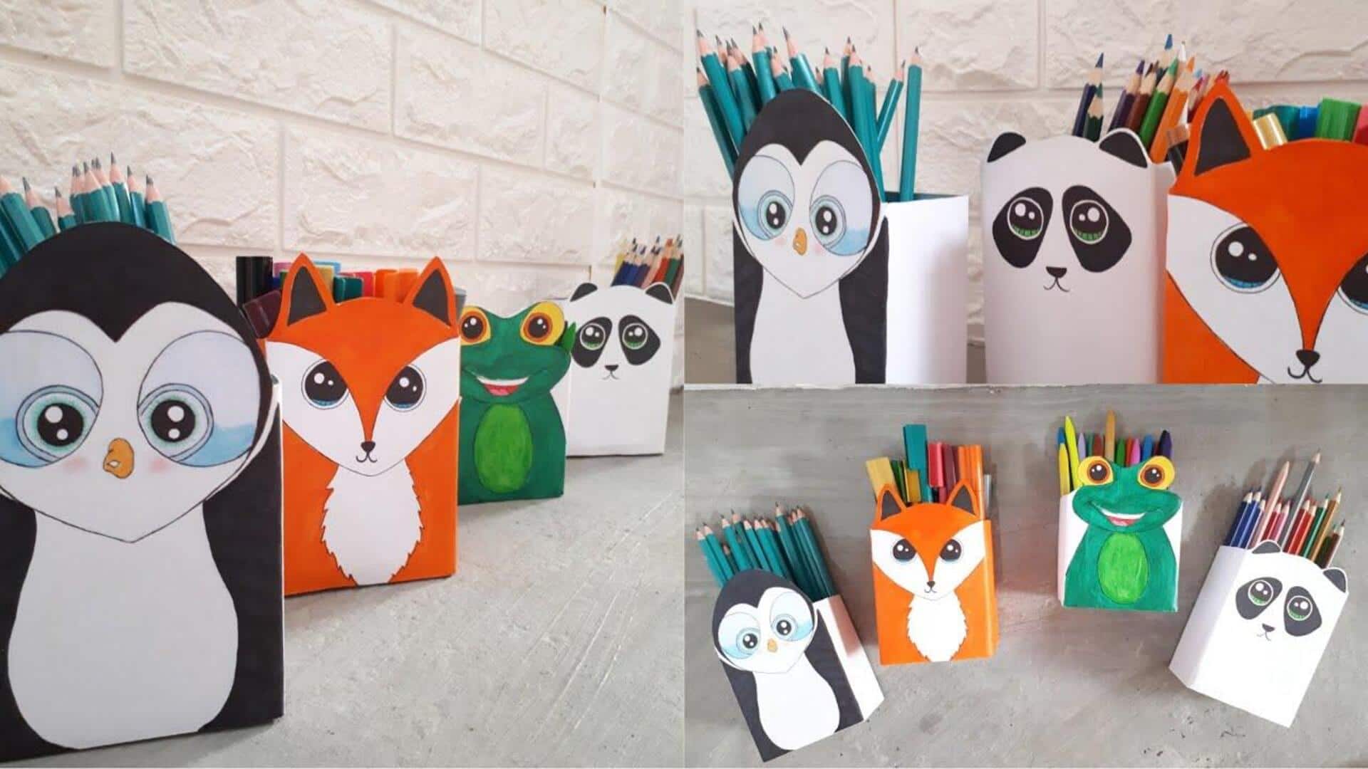 ไอเดียรีไซเคิลกล่องนมเป็นที่เก็บของสุดครีเอทีฟ