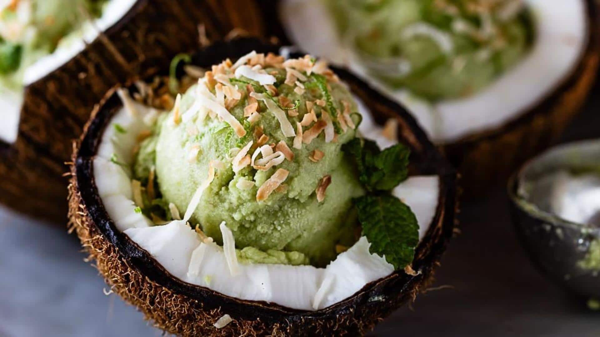 ขนมหวานอะโวคาโดครีมมะพร้าว รสใหม่สุดสดชื่น ขนมหวานอะโวคาโดครีมมะพร้าว รสใหม่สุดสดชื่น